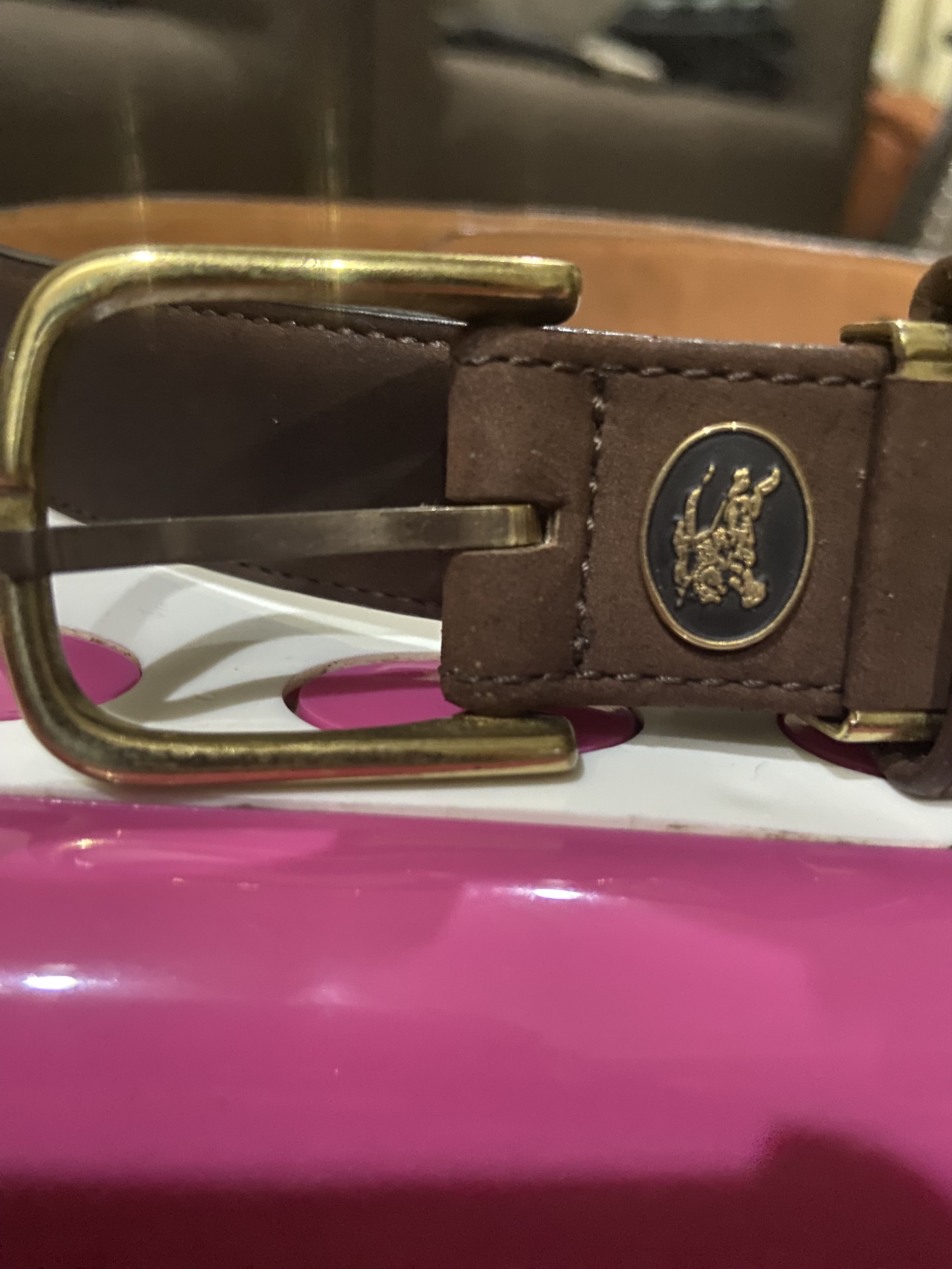 Burberry Burberrys Suede Leather belts Size ONE SIZE - 2 Thumbnail