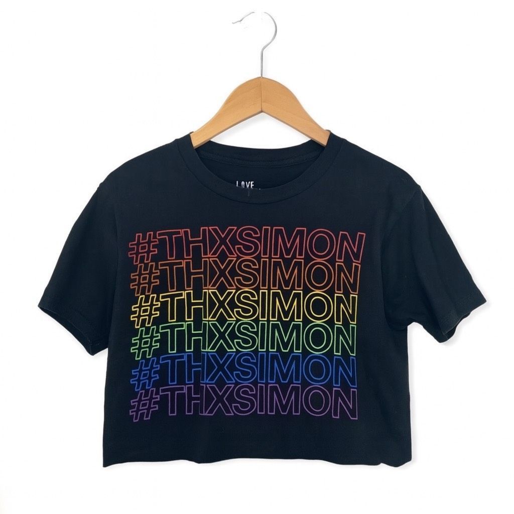 Other Love, Simon Rainbow Graphic Crop Top Women’s Size S | Pride Size S / US 4 / IT 40 - 2 Thumbnail