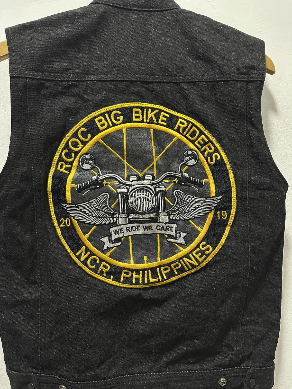 Other Indigo Vest RCQC Big Bike Riders Denim Vest Design Size US M / EU 48-50 / 2 - 3 Thumbnail