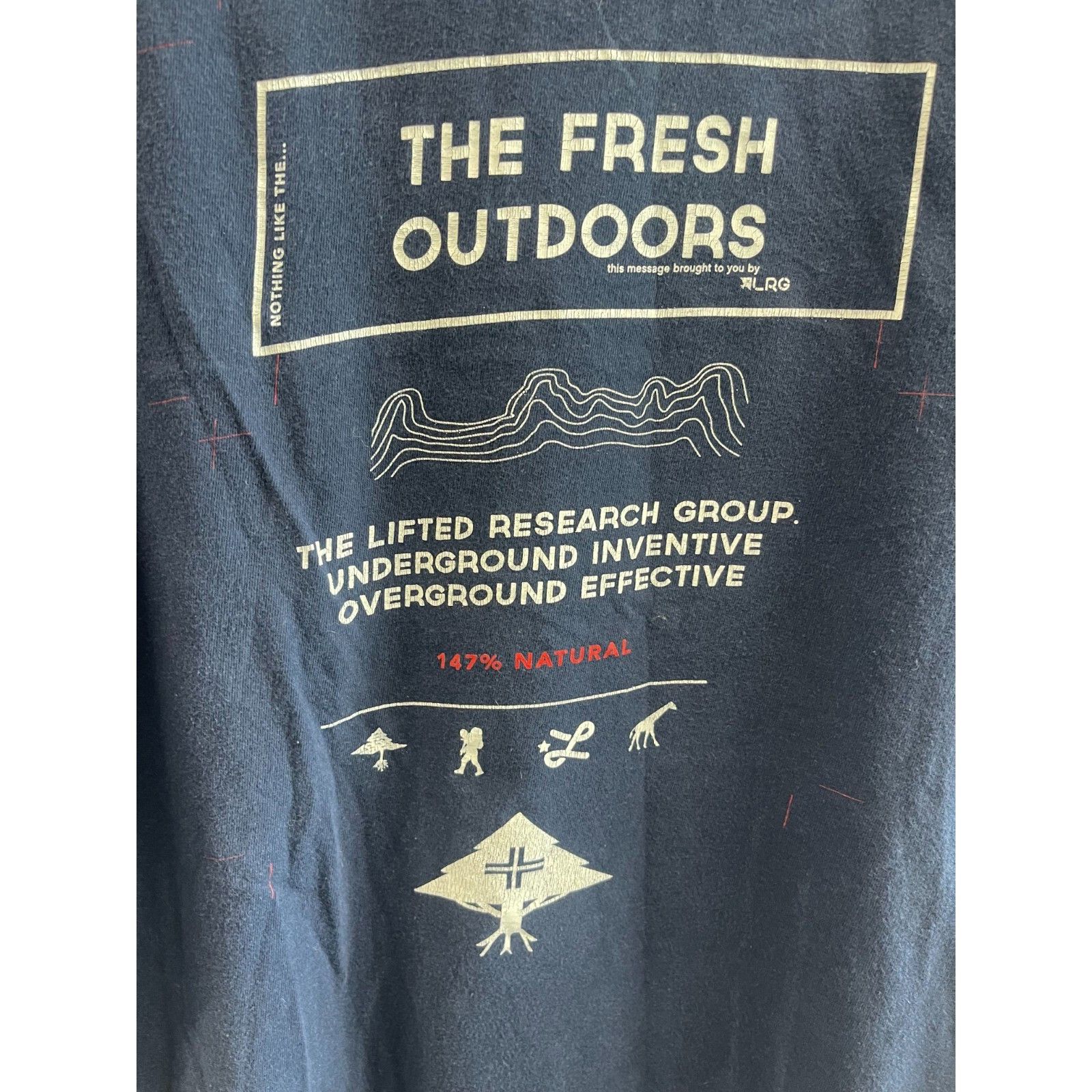 LRG VTG Y2K LIFTED RESEARCH GROUP NATURE DOWN FROM EARTH URBAN S Size US L / EU 52-54 / 3 - 8 Thumbnail