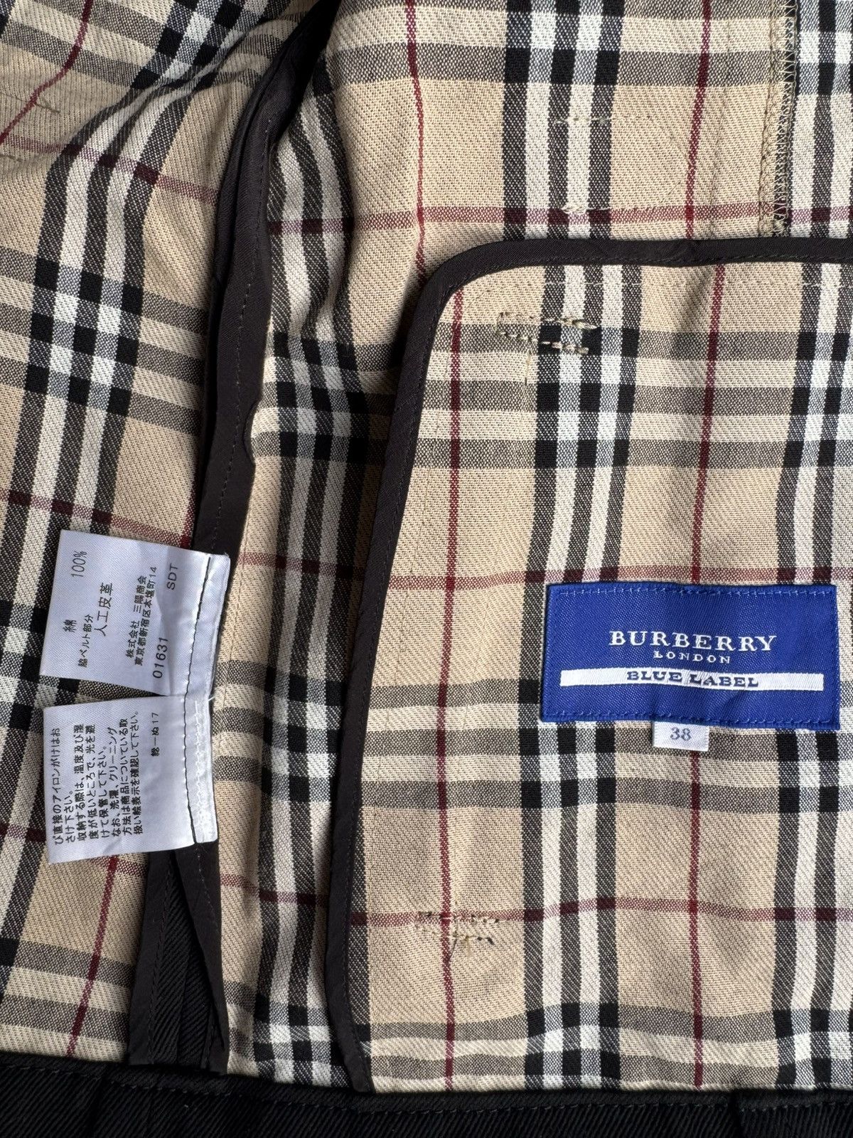 Burberry VERY RARE VINTAGE JACKET BURBERRY CANVAS NOVA CHECK Size US S / EU 44-46 / 1 - 5 Thumbnail