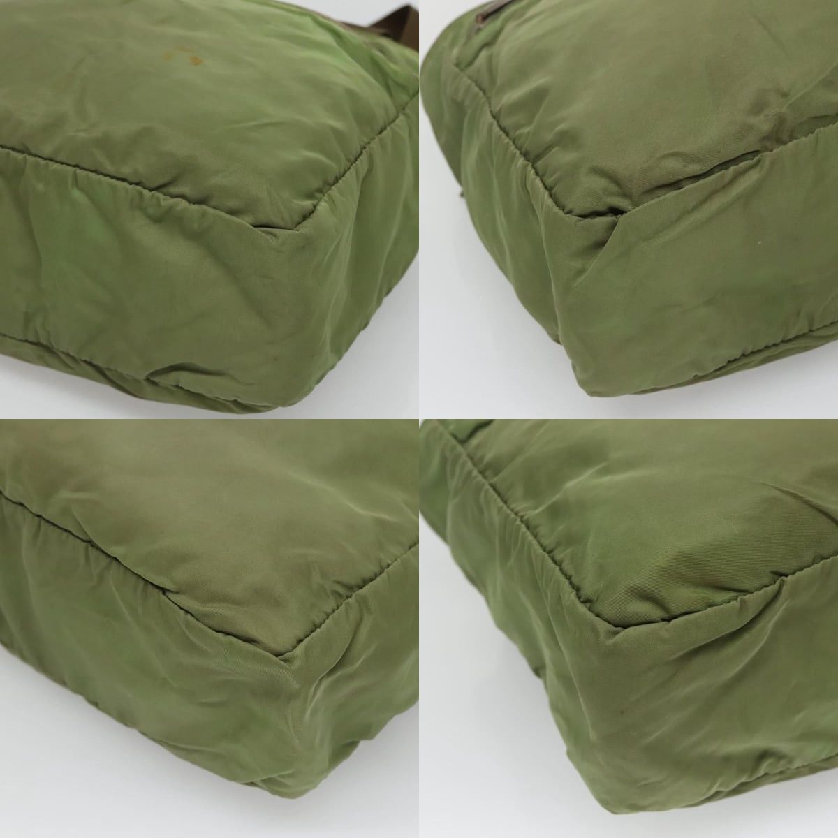 Prada PRADA Shoulder Bag Nylon Khaki Silver Size ONE SIZE - 10 Thumbnail