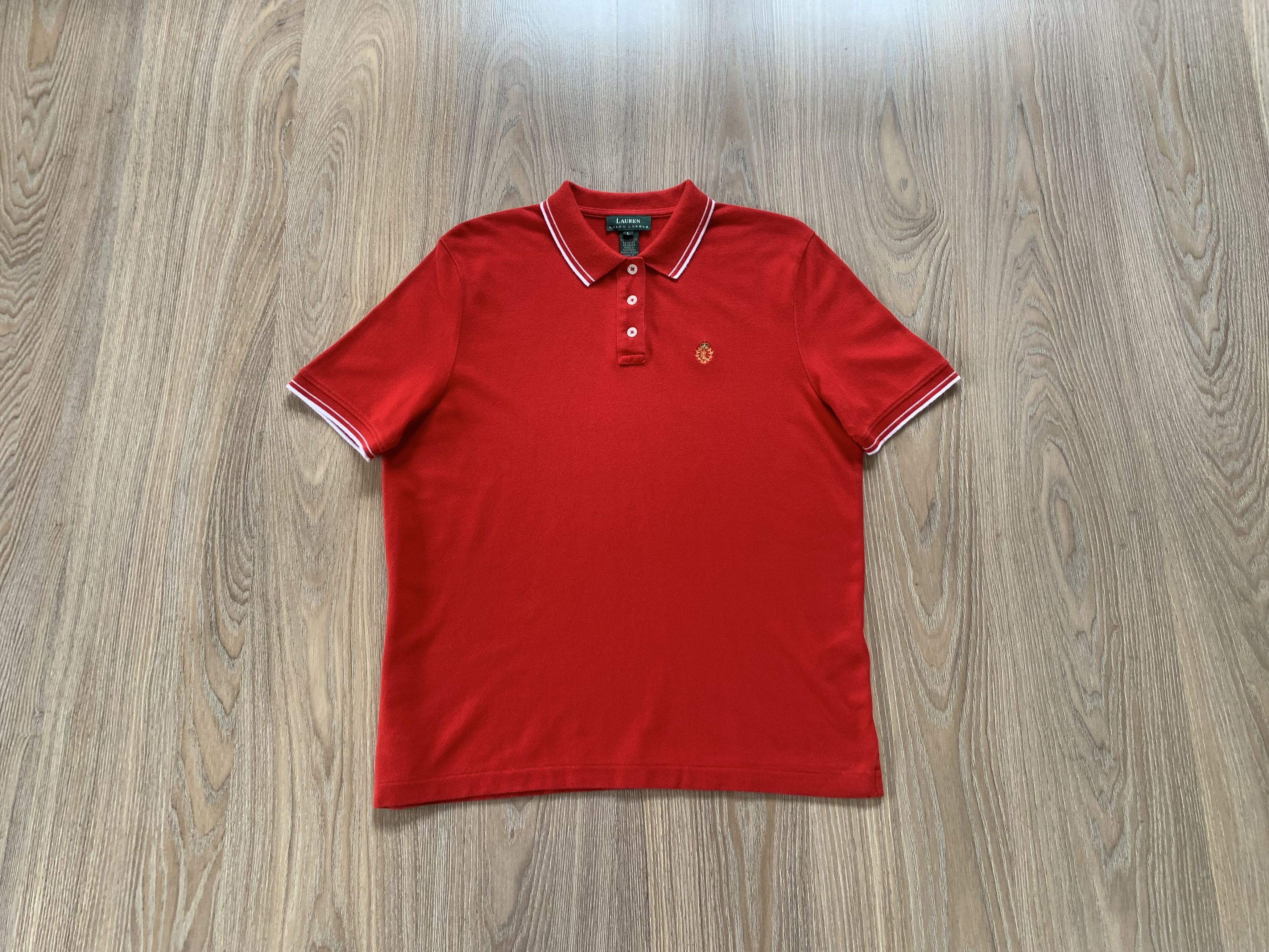 Polo Ralph Lauren Vintage Polo Ralph Lauren Cotton Polo T-Shirt Size L / US 10 / IT 46 - 1 Thumbnail