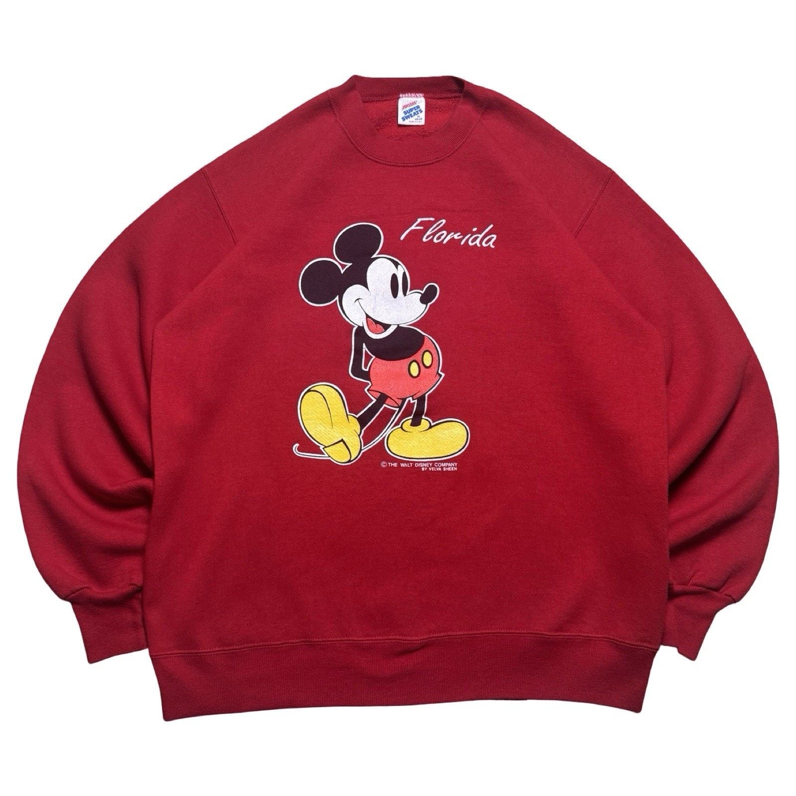 Vintage Vintage 90s Mickey Mouse Graphic Pullover Sweatshirt Mens XL Size US XL / EU 56 / 4 - 1 Thumbnail