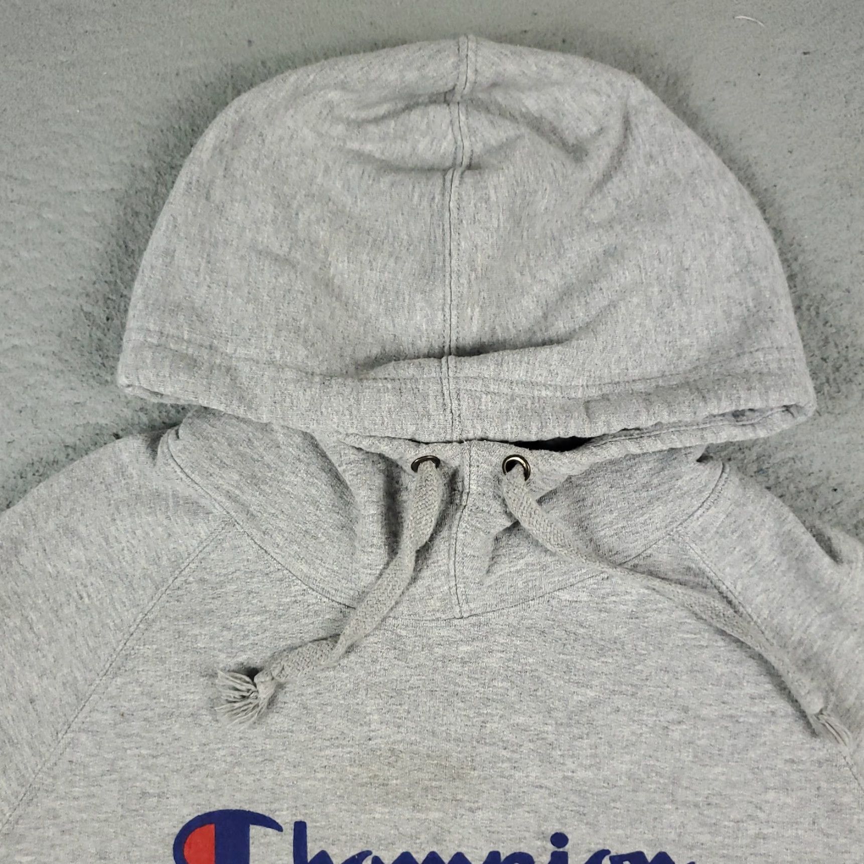 Champion Champion Hoodie Mens Large Gray Pullover Sweatshirt Casual Fleece Size US L / EU 52-54 / 3 - 3 Thumbnail