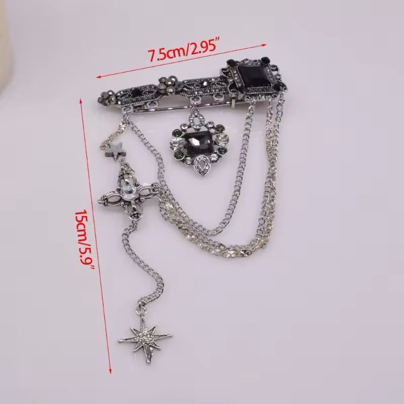 Jewelry Stylish Vintage Y2K Jewelry Tassel Brooch Size ONE SIZE - 3 Thumbnail