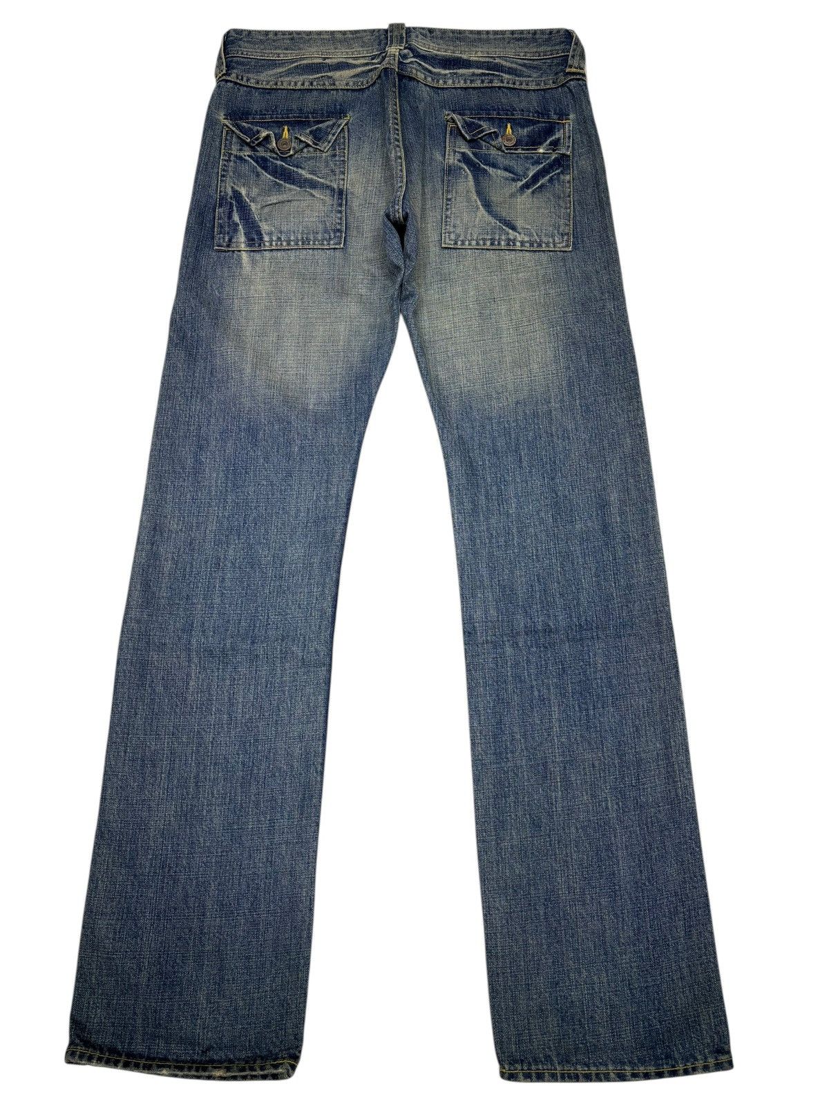Kapital Vintage Japanese Back Number Mud Wash Bush Jeans Size US 32 / EU 48 - 8 Thumbnail