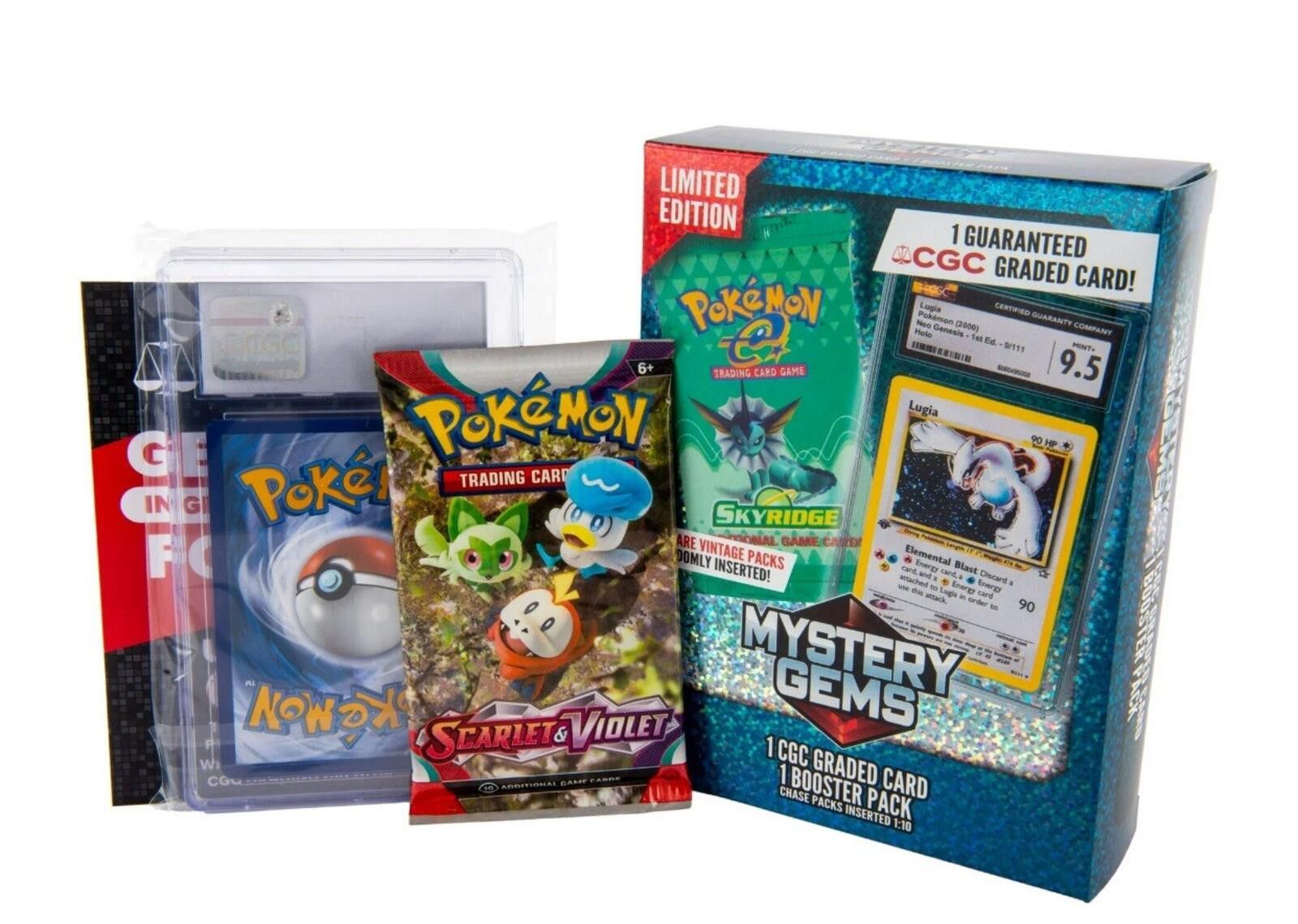 Other Pokémon Mystery Gems Box Sealed – 1 CGC Graded Card Size ONE SIZE - 4 Thumbnail