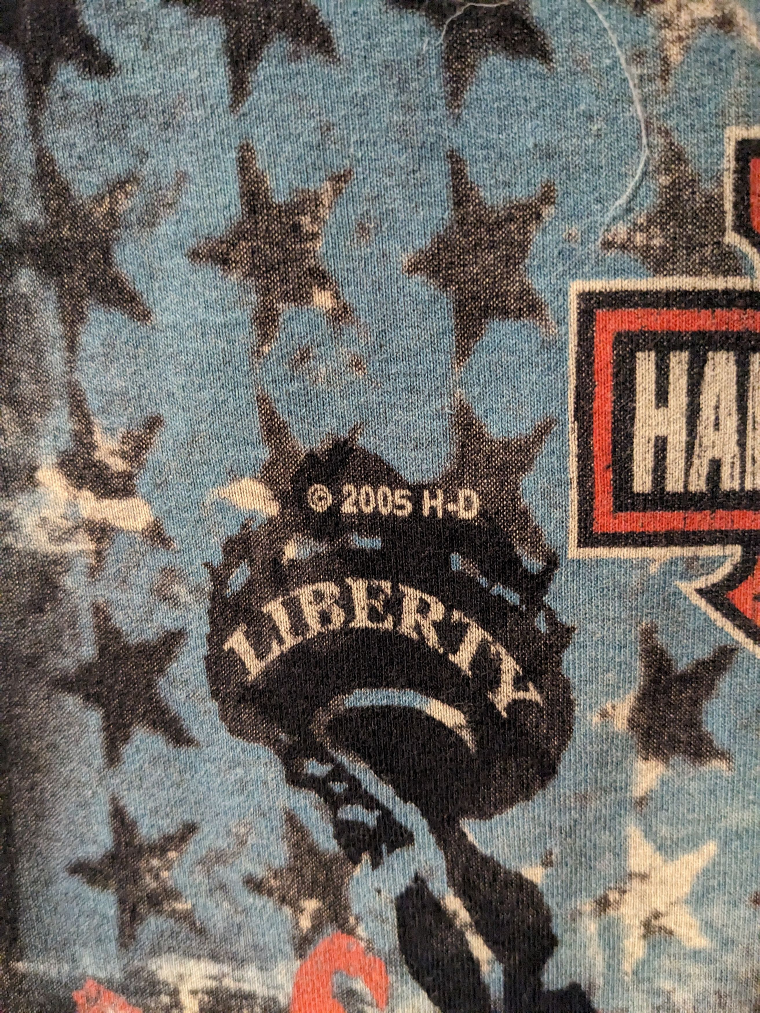 Harley Davidson × Vintage Vintage 2005 Harley Davidson Statue of Liberty Sleeveless Size XL / US 12-14 / IT 48-50 - 2 Thumbnail