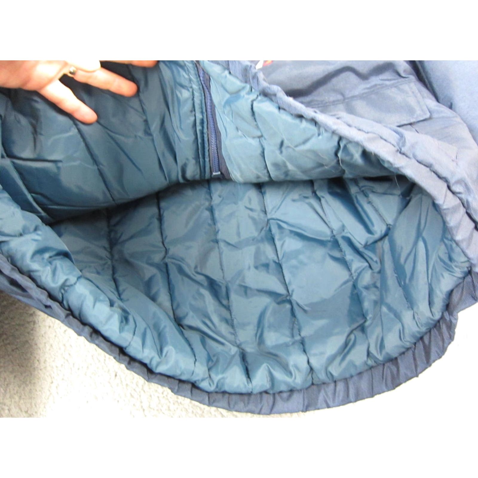 Vintage VINTAGE Wyman Jacket XL Blue Parka Mens - Adult - Regular Fit - Full Zip - Quilted Lined - Nylon Canvas - 80s Outdoor Theme Size US XL / EU 56 / 4 - 6 Thumbnail