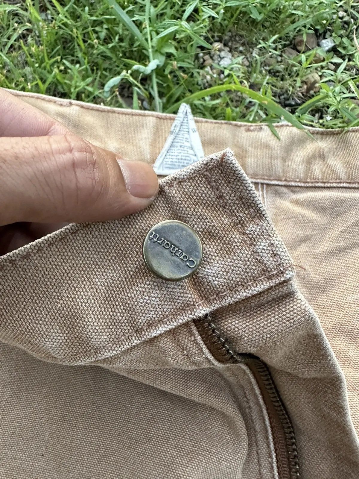 Carhartt FADED BROWN VINTAGE CARHARTT WORK WEAR MADE IN USA PANTS Size US 33 - 7 Thumbnail
