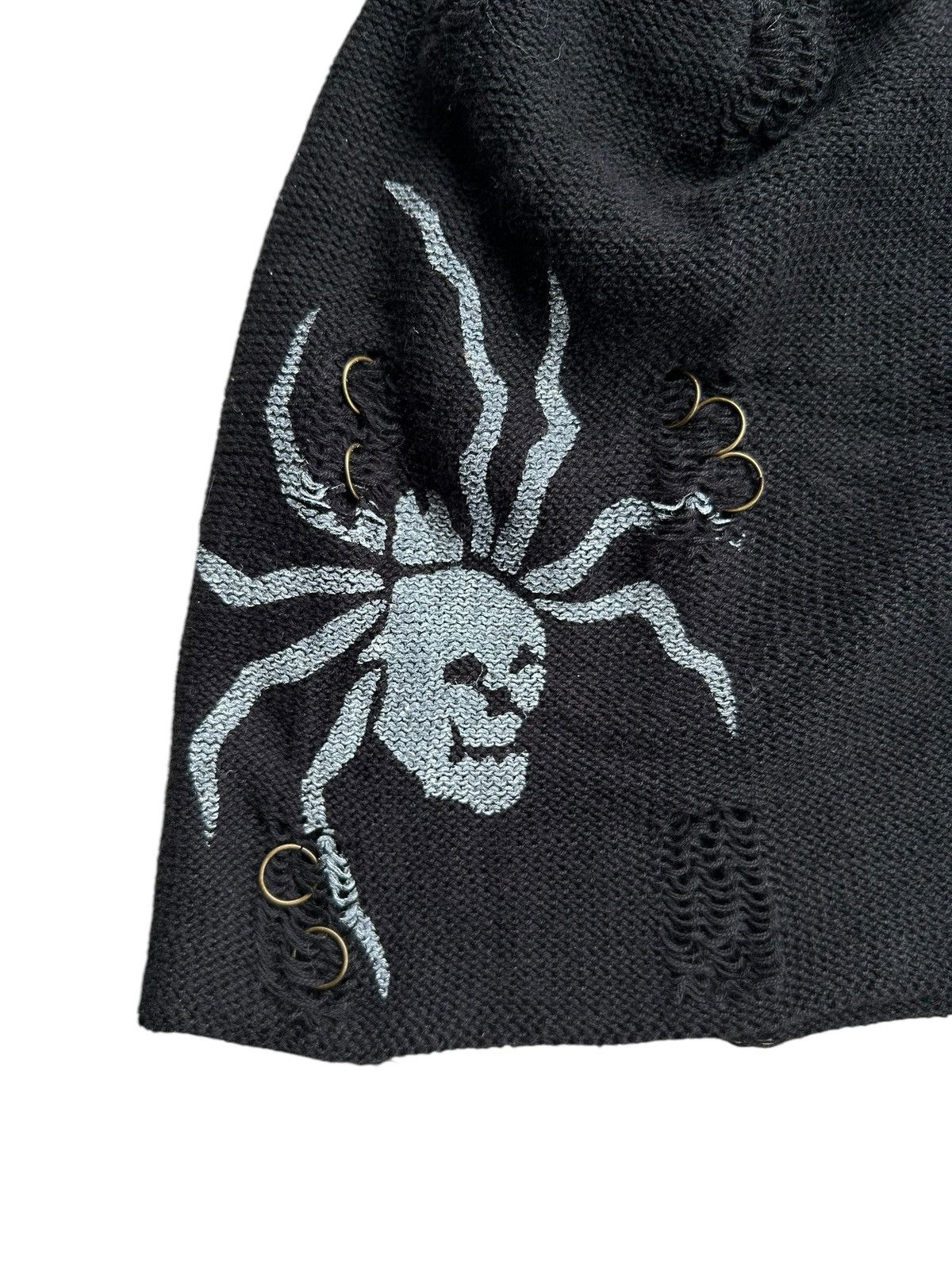 Kapital Skull Distressed Japanese Punk Bondage Style Beanie Hats Size ONE SIZE - 5 Thumbnail