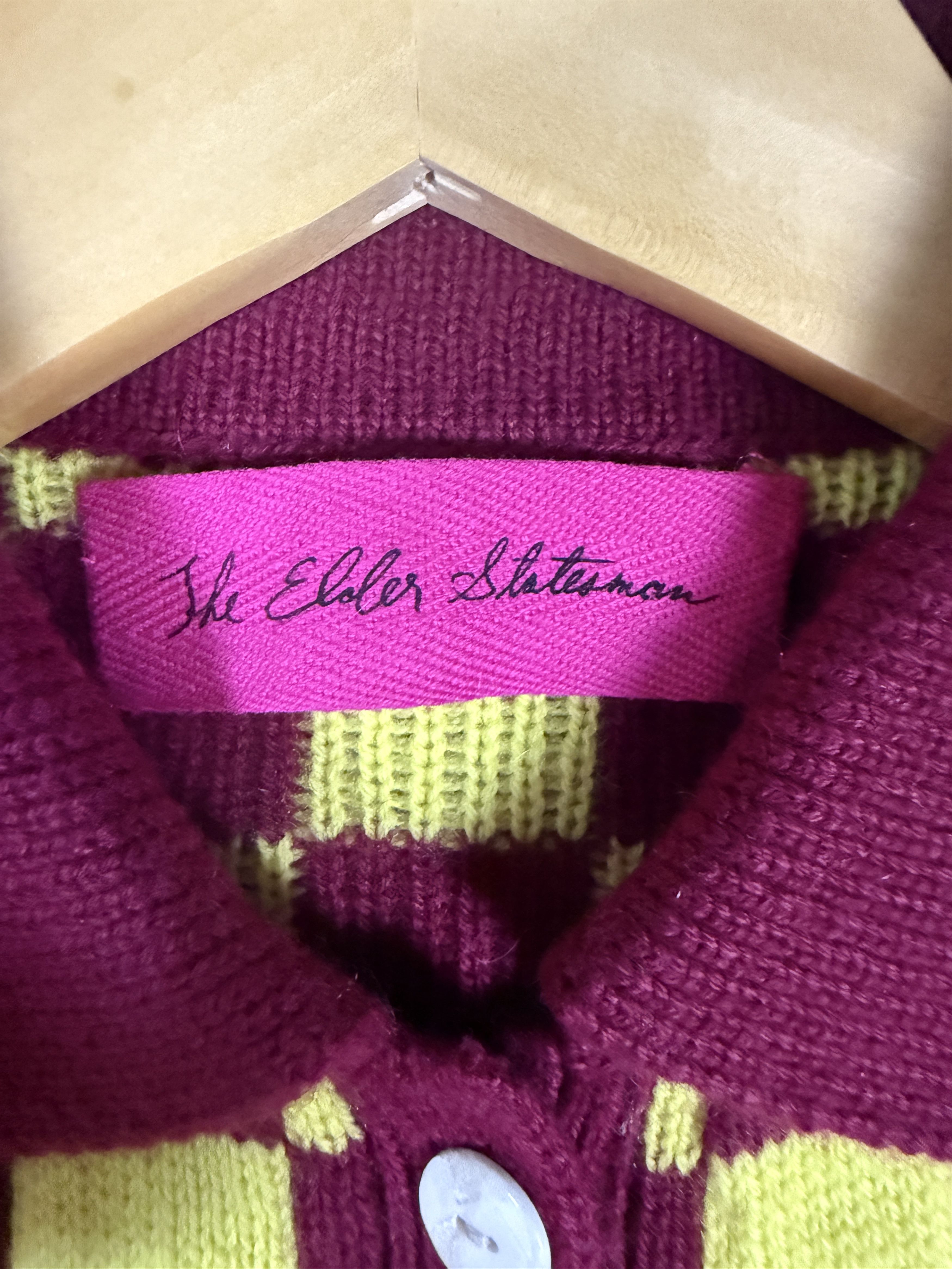 The Elder Statesman $1730 The Elder Statesman Checkered Button Dress Size XS / US 0-2 / IT 36-38 - 8 Thumbnail