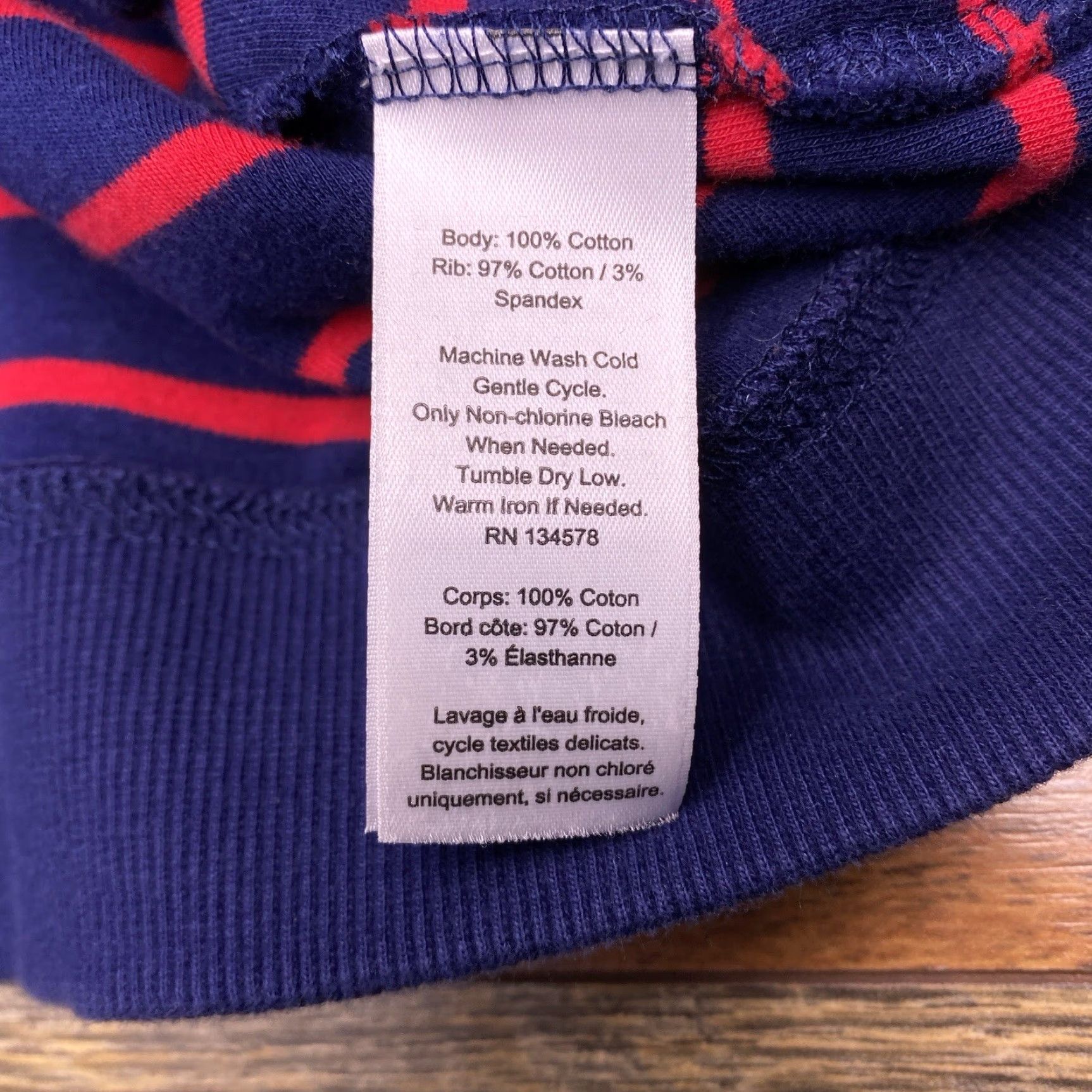 Vineyard Vines Vineyard Vines Hoodie Womens Small Navy Red Striped Stretch Sweater Size S / US 4 / IT 40 - 6 Thumbnail