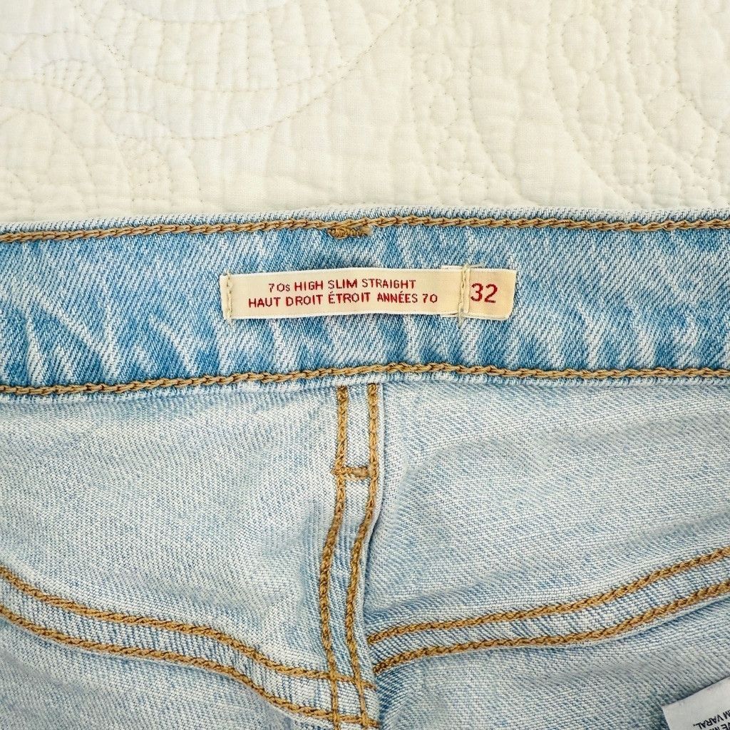 Levi's Levi's 70s High Slim Straight Jeans Premium 32 Light Blue Size 32" / US 10 / IT 46 - 8 Thumbnail