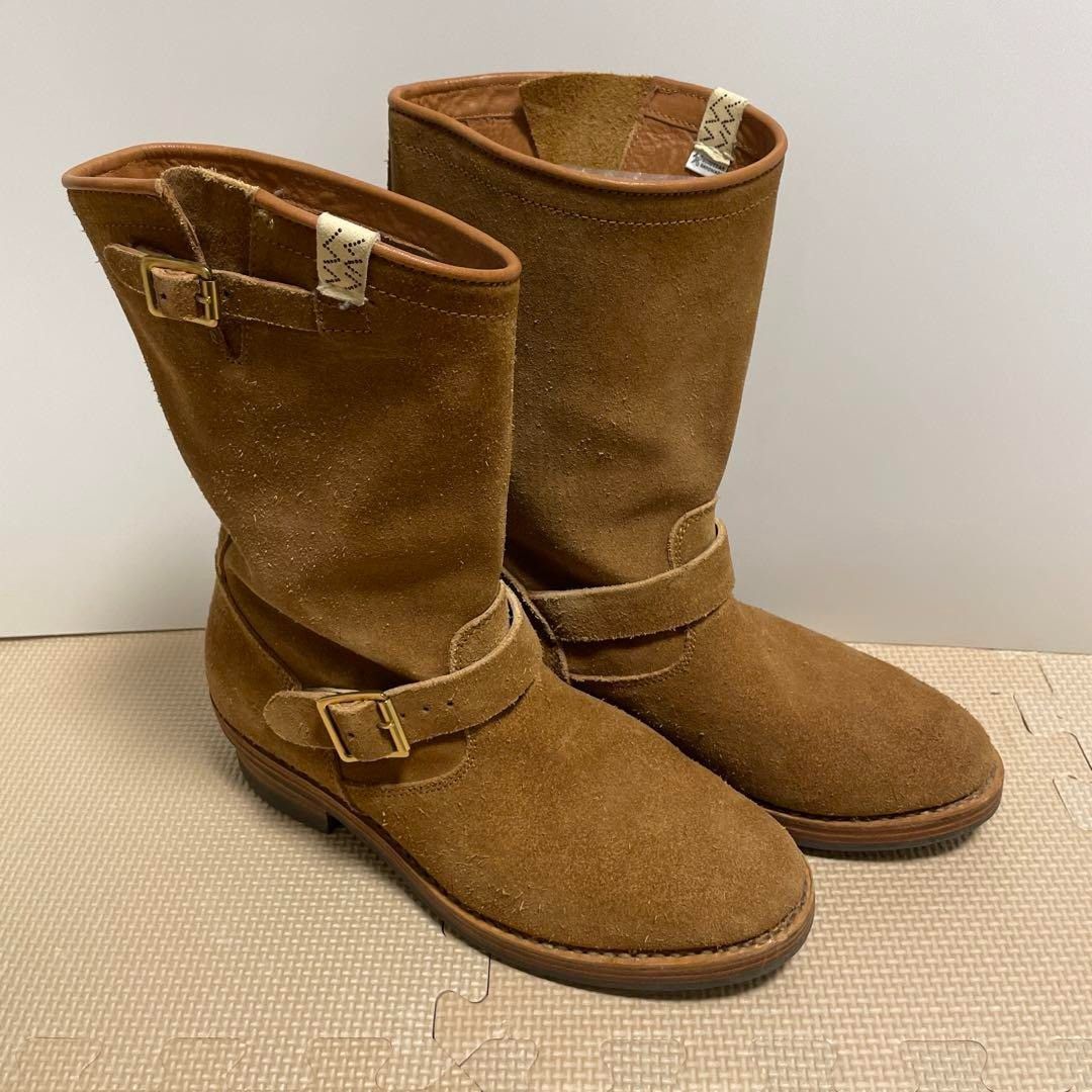 Visvim VISVIM T.W.O. BOOTS-FOLK Suede Beige Size US 9 | Grailed