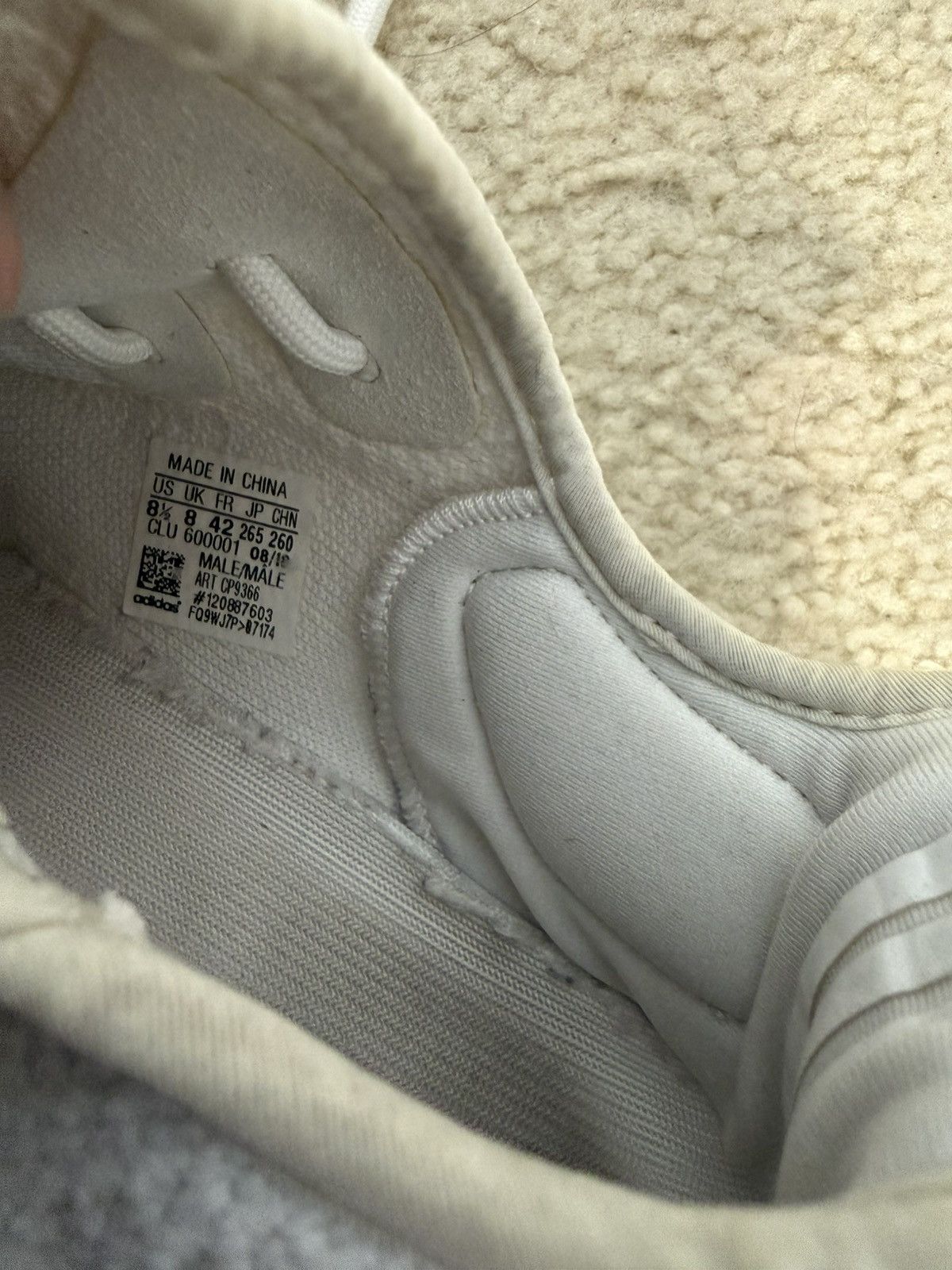 Adidas adidas Yeezy Boost 350 V2 - White size 8,5 Size US 8.5 / EU 41-42 - 3 Thumbnail