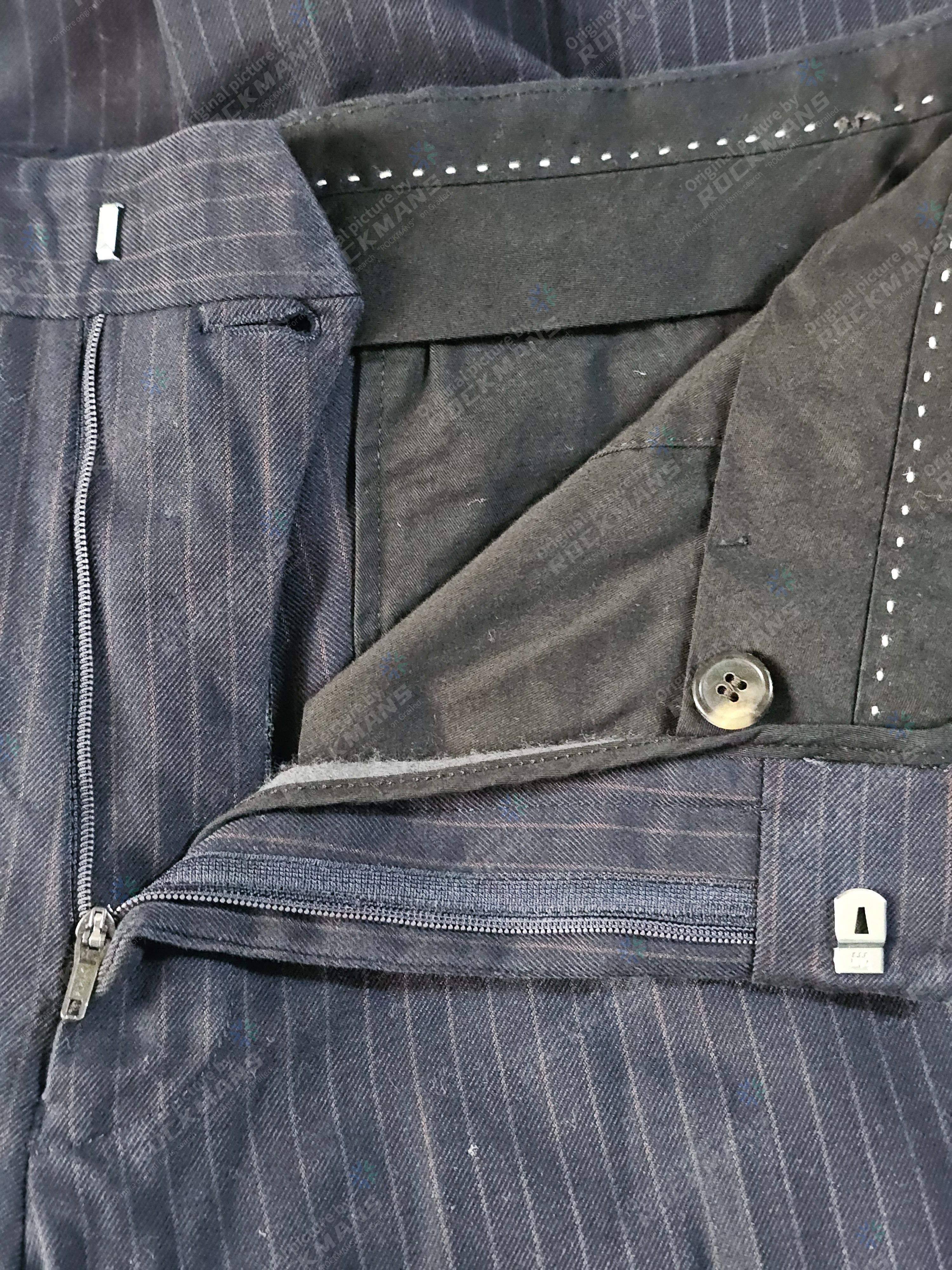 Dries Van Noten DRIES VAN NOTEN Vertical-Striped Casual Pants, Size 50 Size US 34 / EU 50 - 5 Thumbnail