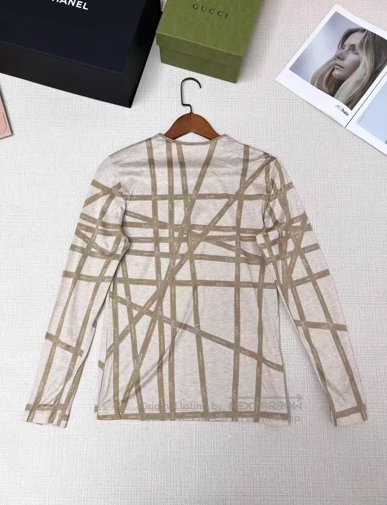Hermes Hermes Line tie-dye logo print long-sleeve Size M / US 6-8 / IT 42-44 - 2 Thumbnail