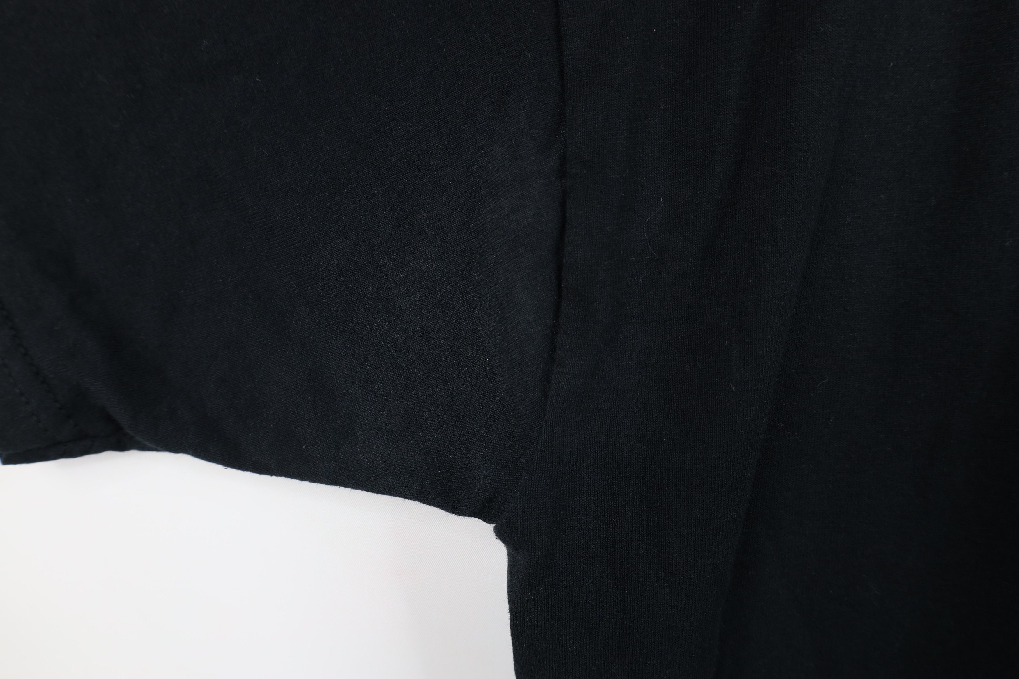 Vintage Vintage 90s Y2K Streetwear Blank Heavyweight T-Shirt Black Size US XL / EU 56 / 4 - 7 Thumbnail