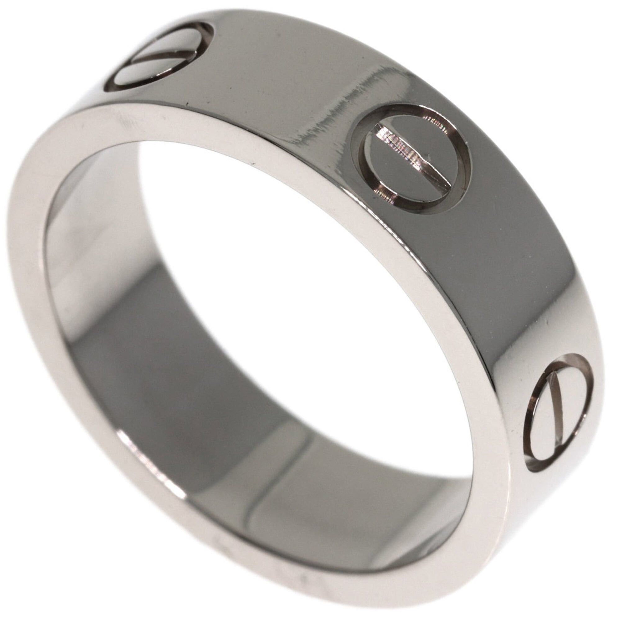 Cartier Cartier Love Ring #52, 18K White Gold, Women's Ring, CARTIER Size ONE SIZE - 1 Thumbnail