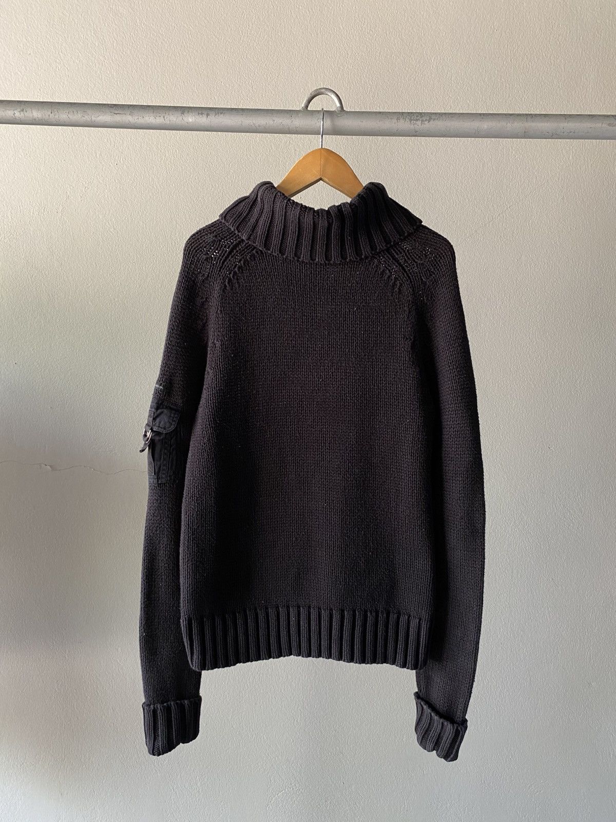 Calvin Klein Calvin Klein Jeans Black Knit Turtleneck Sweater Size US S / EU 44-46 / 1 - 5 Thumbnail