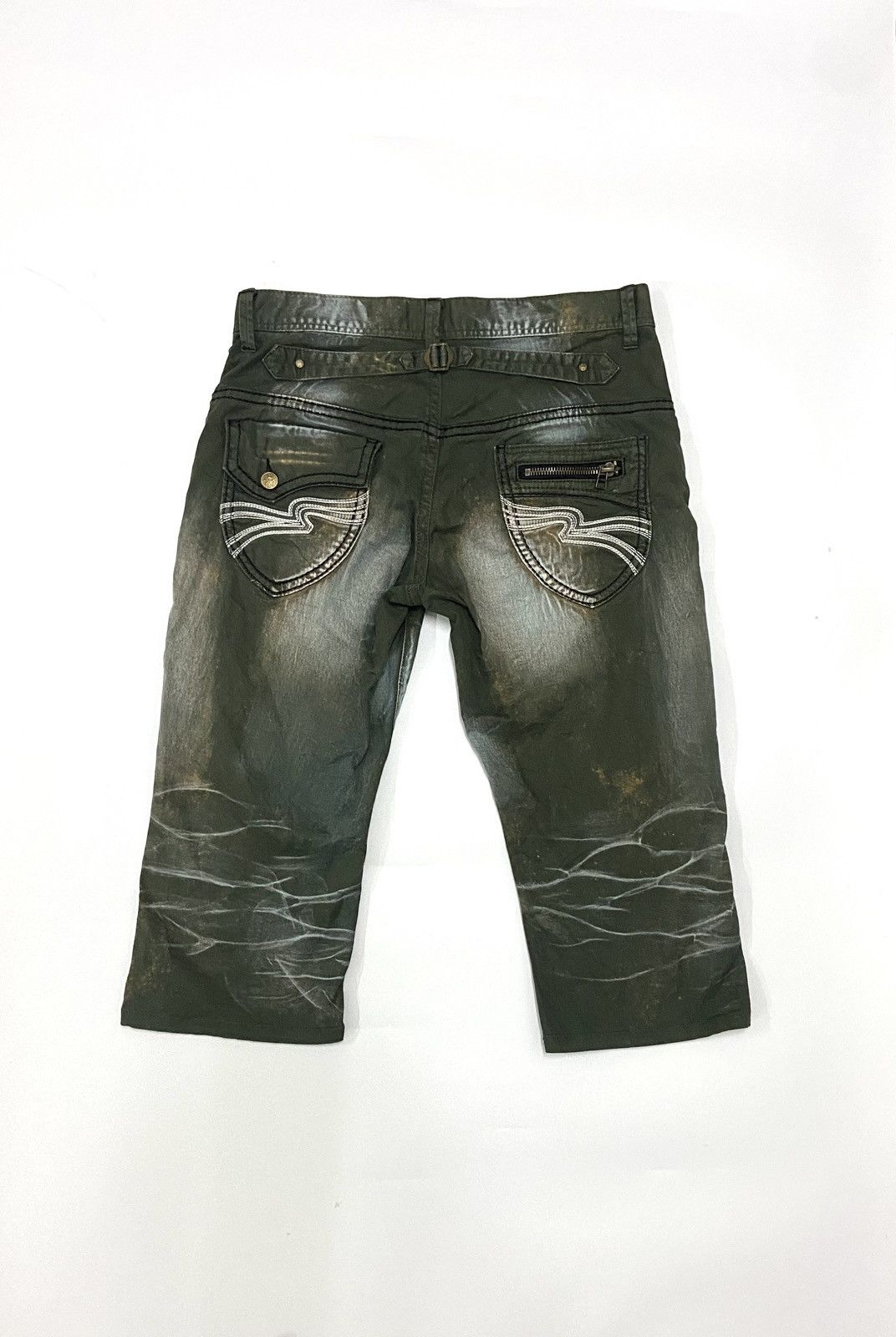 Japanese Brand JUKEBOX 3 QUARTER PANTS Size US 34 / EU 50 - 2 Thumbnail