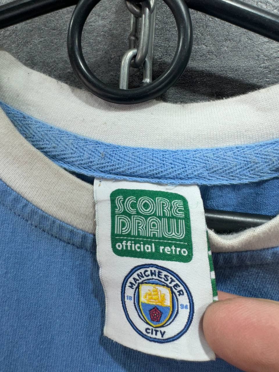 Vintage Vintage Manchester city #8 central logo Score Draw T-shirt Size US M / EU 48-50 / 2 - 7 Thumbnail