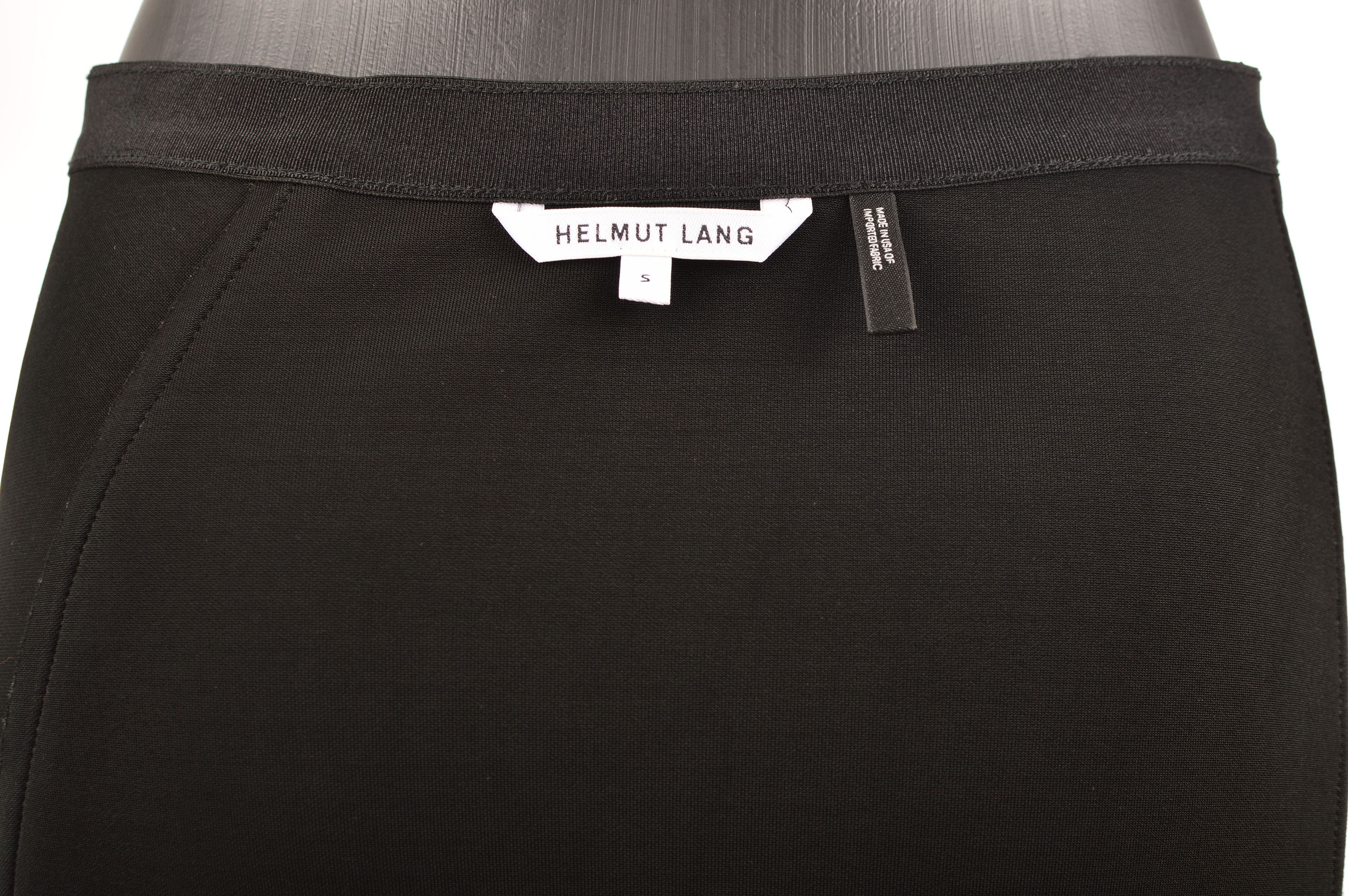 Helmut Lang Helmut Lang Staggered Seam Asymmetric A-line Crepe Skirt Size 27" / US 4 / IT 40 - 5 Thumbnail