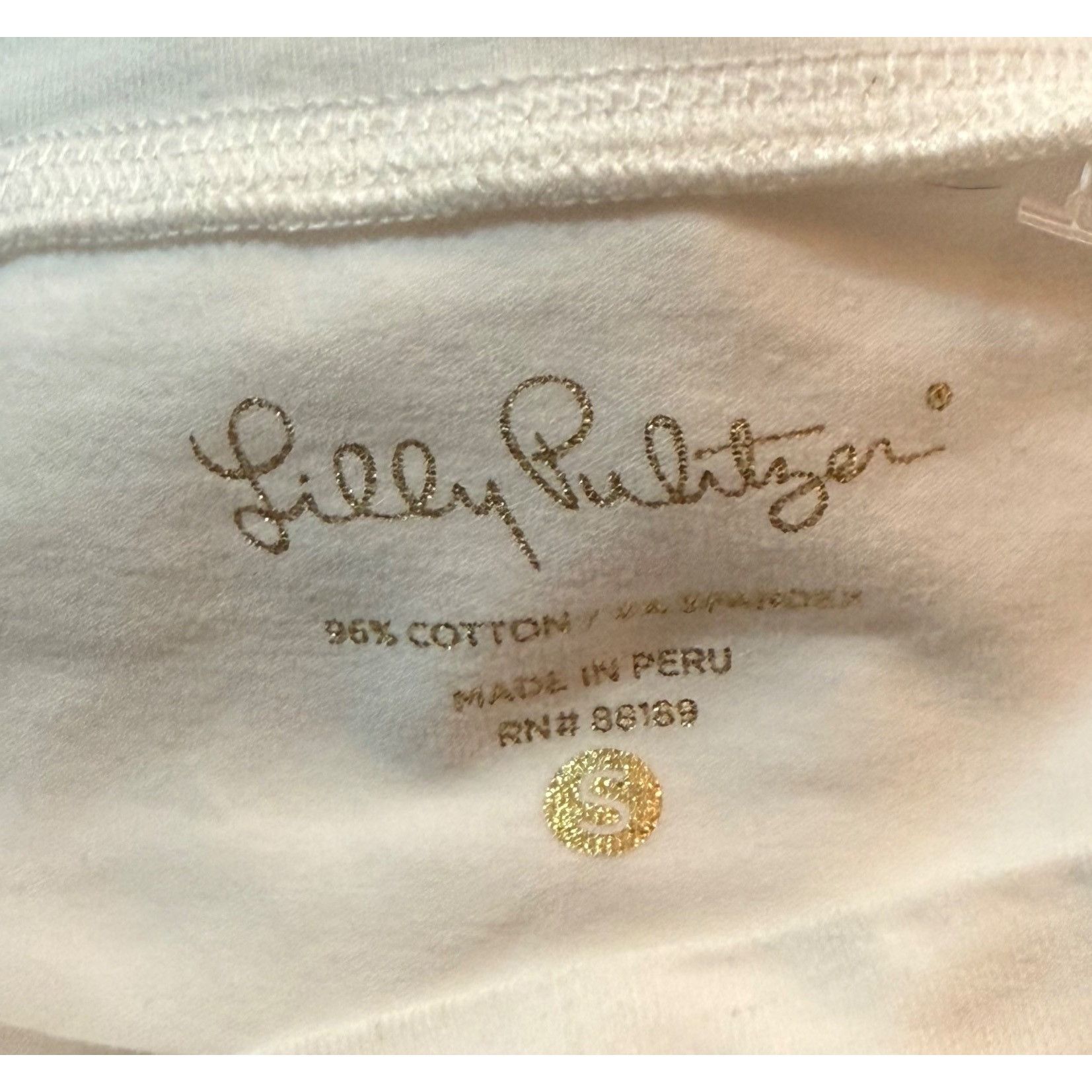 Lilly Pulitzer Lilly Pulitzer Long-Sleeve White Boatneck Tee with Grommets Size S / US 4 / IT 40 - 2 Thumbnail