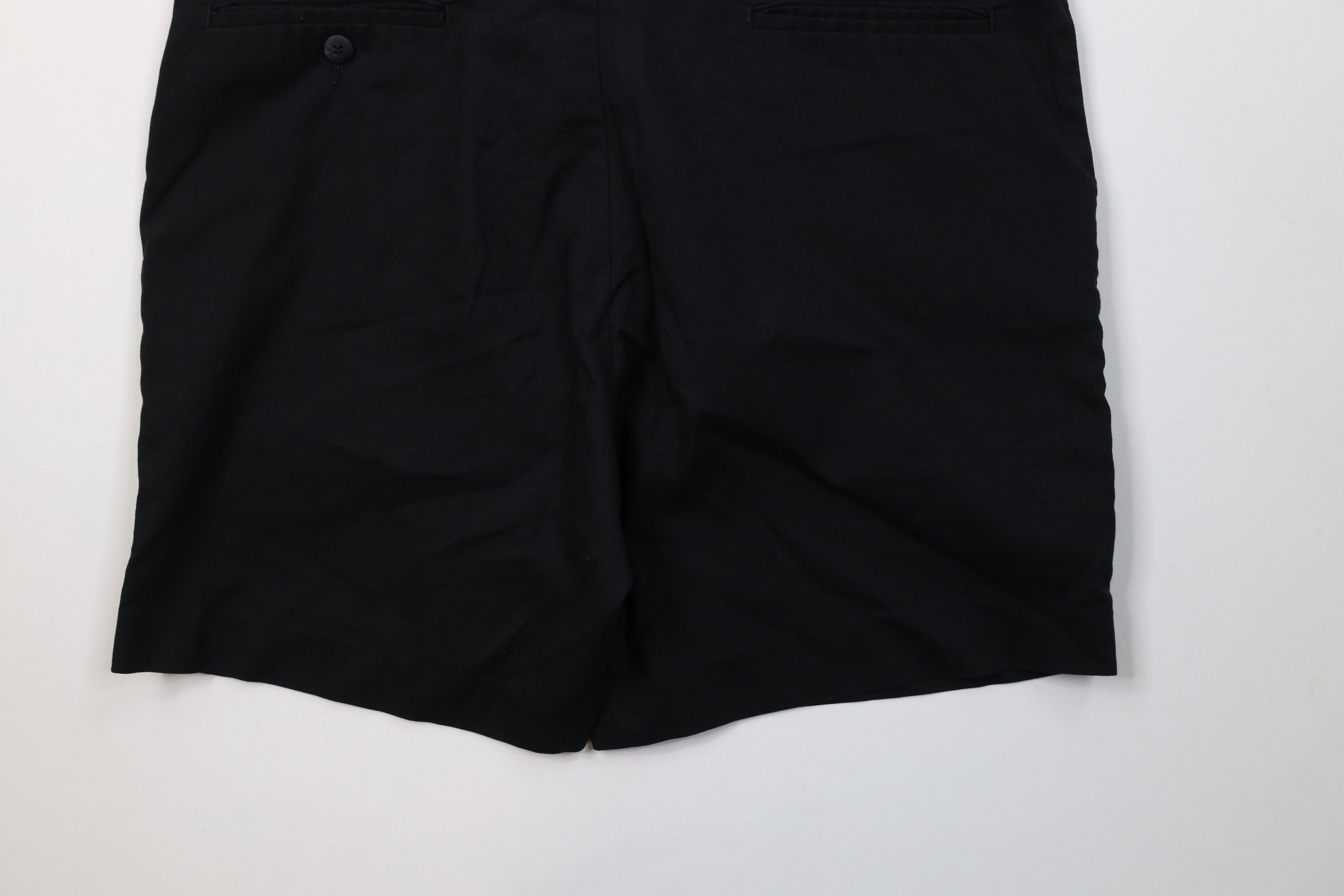 Vintage Vintage 90s Streetwear Above Knee Golf Chino Shorts Black Size US 36 / EU 52 - 11 Thumbnail