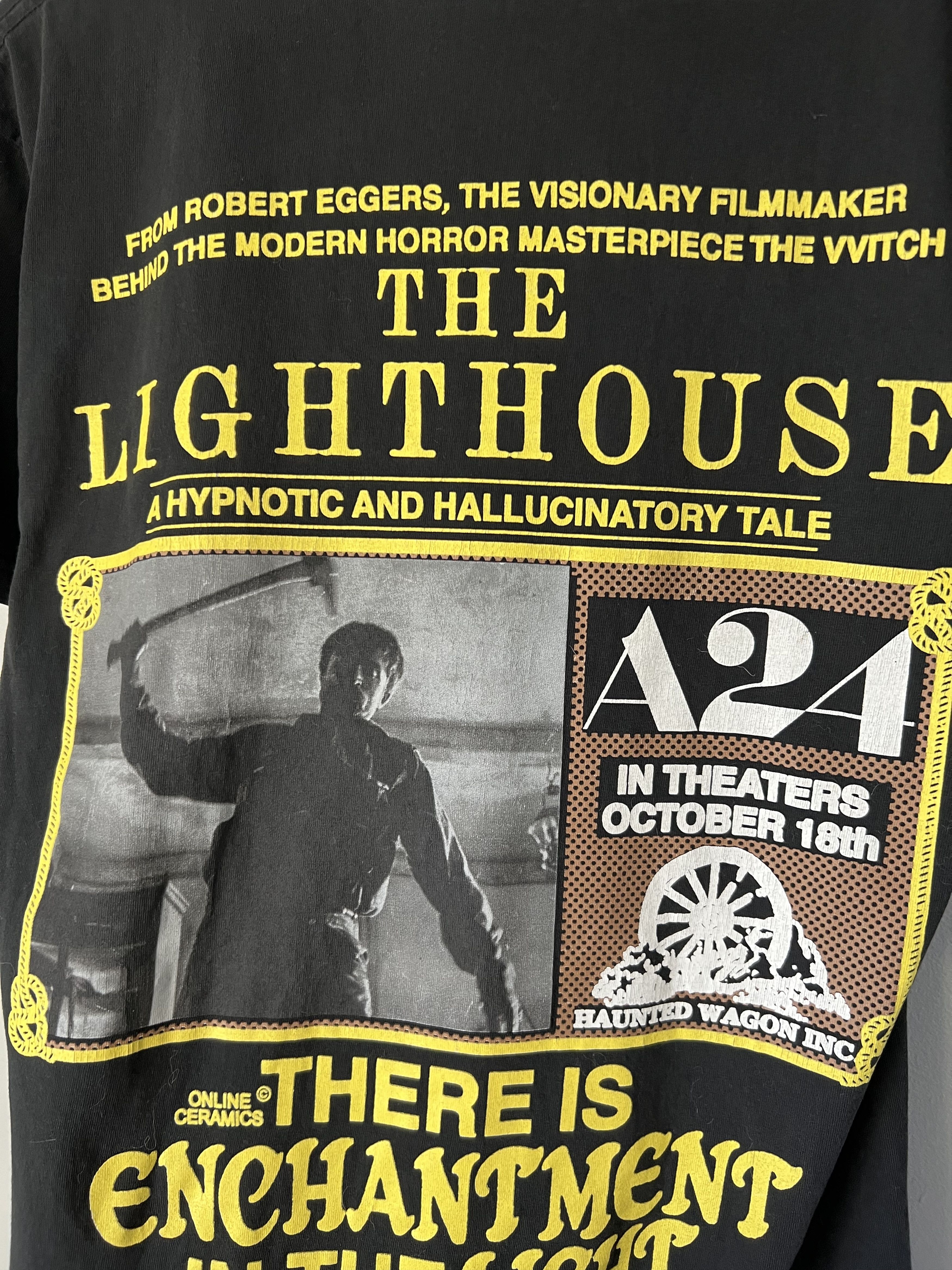 A24 × Online Ceramics Online Ceramics A24 The Lighthouse Tee in Black Size US M / EU 48-50 / 2 - 4 Thumbnail