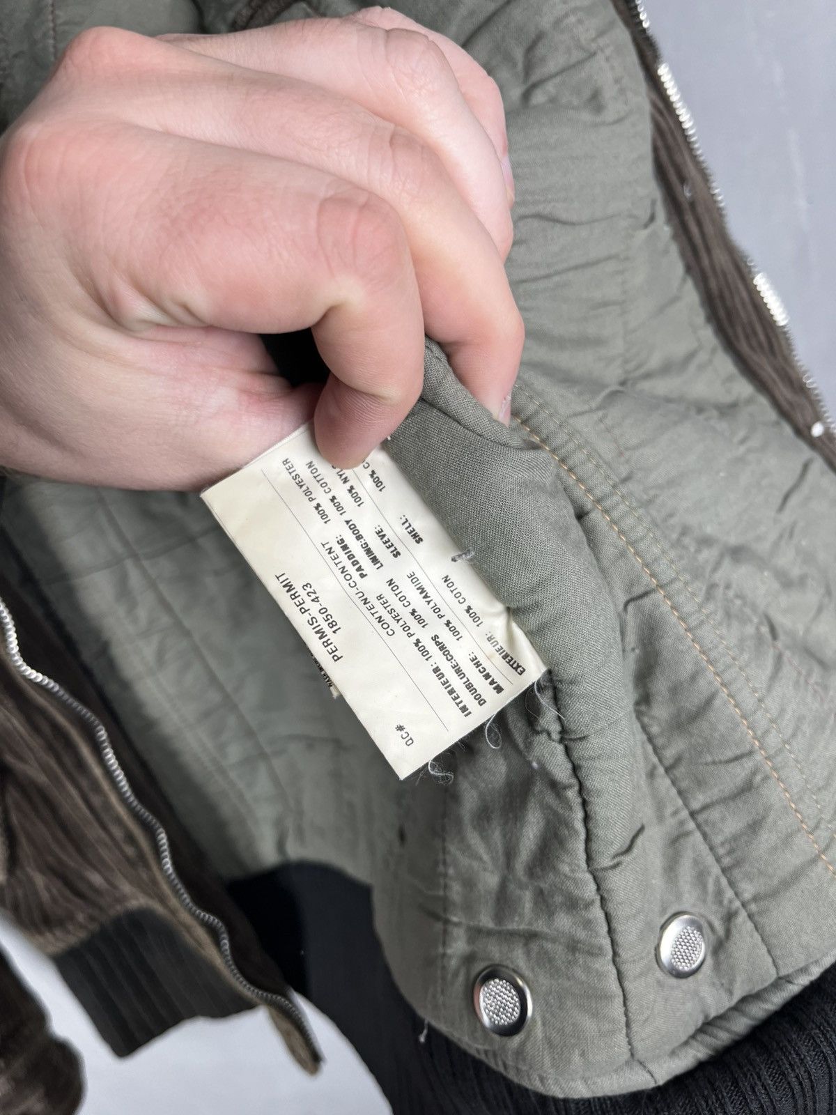Diesel Vintage Diesel Bomber Jacket Corduroy Black Label Mens Size US M / EU 48-50 / 2 - 24 Thumbnail