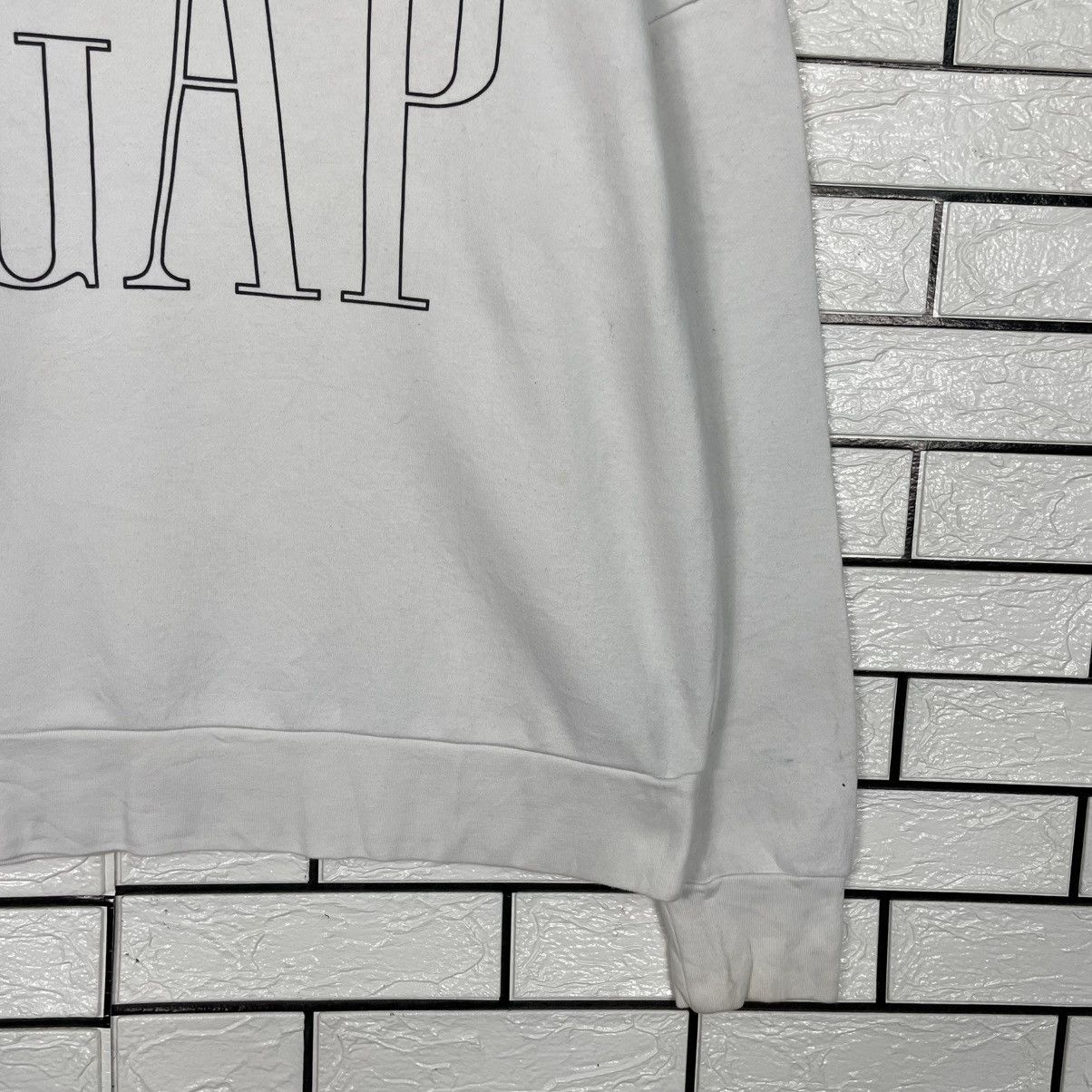 Gap Gap Big Logo White Sweatshirt Size US M / EU 48-50 / 2 - 4 Thumbnail