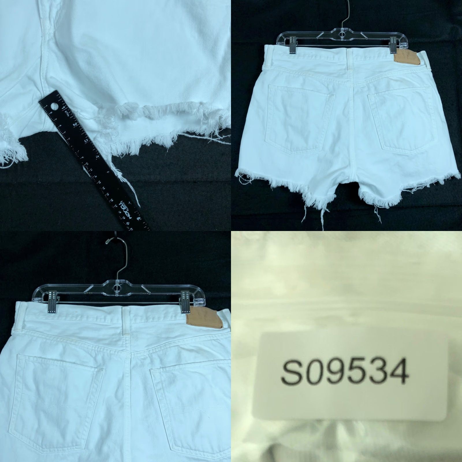 Polo Ralph Lauren Polo Ralph Lauren Womens Shorts Corrine White Denim 100% Cotton Cutoff 31 Size 24" / US 00 / IT 34 - 8 Thumbnail