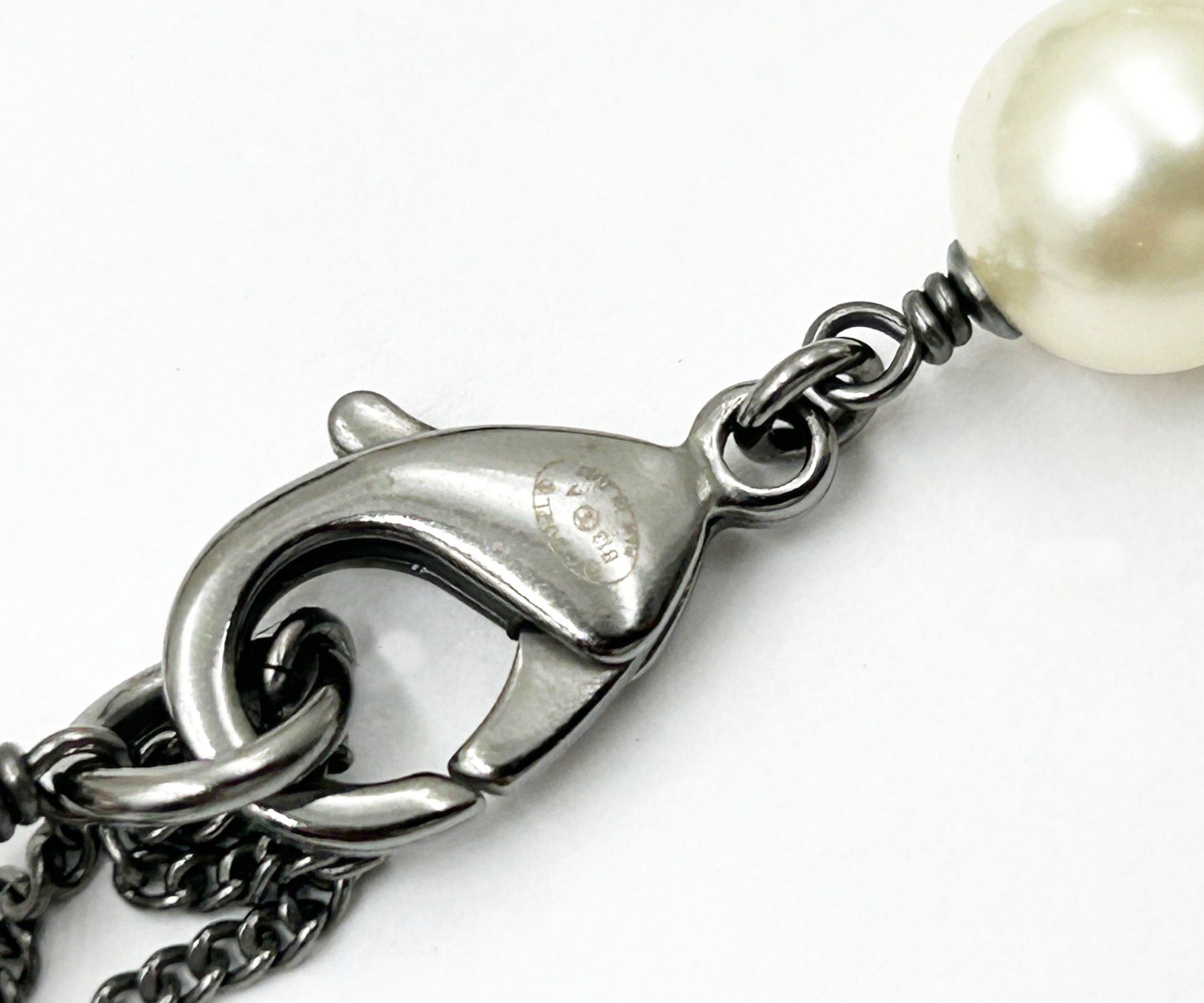 Chanel Chanel Gold Scratchy CC Irregular Pearl 62" Long Necklace Size ONE SIZE - 5 Thumbnail