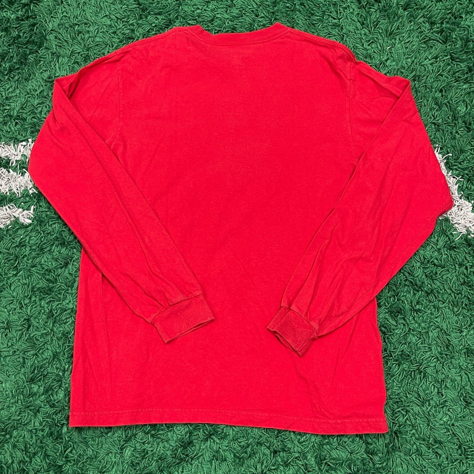 Adidas Adidas Chicago Bulls NBA Basketball Long Sleeve Red Tee Size US XL / EU 56 / 4 - 7 Thumbnail