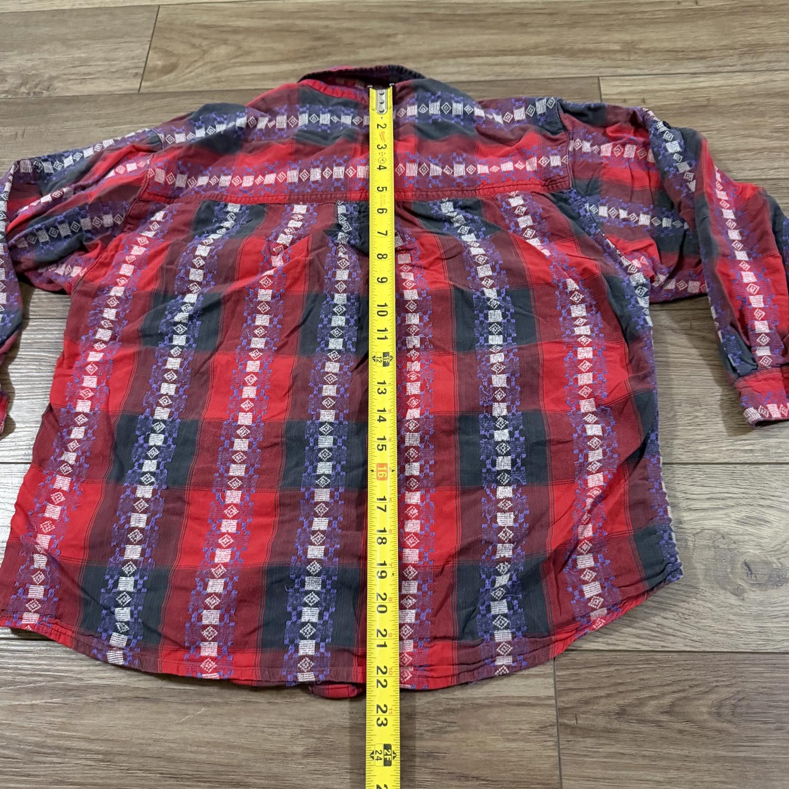Other Vintage Chez Western Stripe Button Up Shirt Size M 80s 90s Size M / US 6-8 / IT 42-44 - 8 Thumbnail