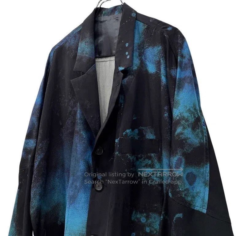 Yohji Yamamoto Yohji Yamamoto size 3 Splash-ink blazer Size 48R - 4 Thumbnail