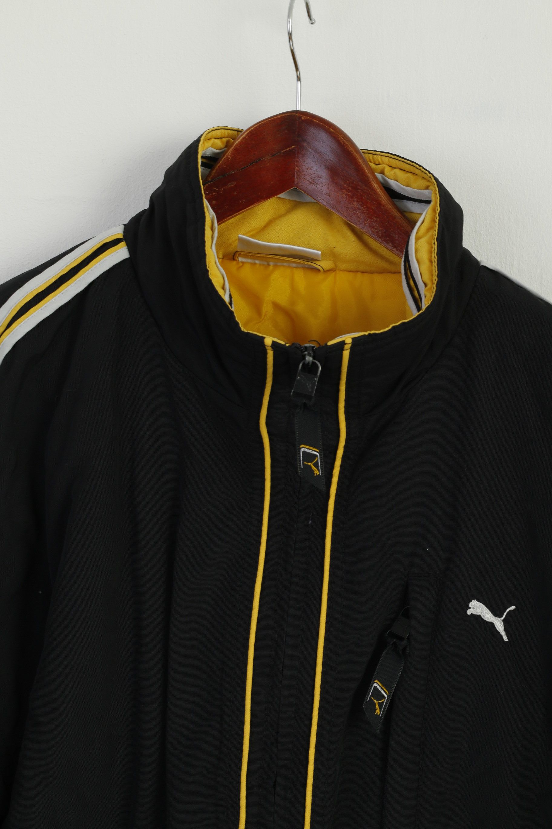 Puma Vintage Puma Men S Jacket Black Nylon Padded 0206 Size US S / EU 44-46 / 1 - 3 Thumbnail