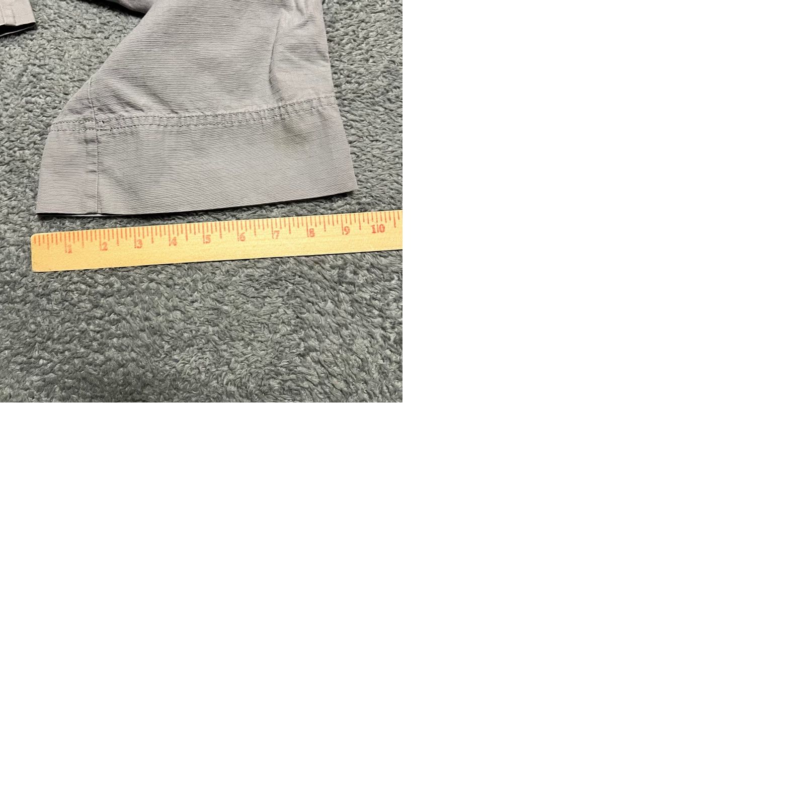 The North Face The North Face Pants Women 4 Ripstop Cropped Gray Purple Straight 31x24 Size 27" / US 4 / IT 40 - 9 Thumbnail