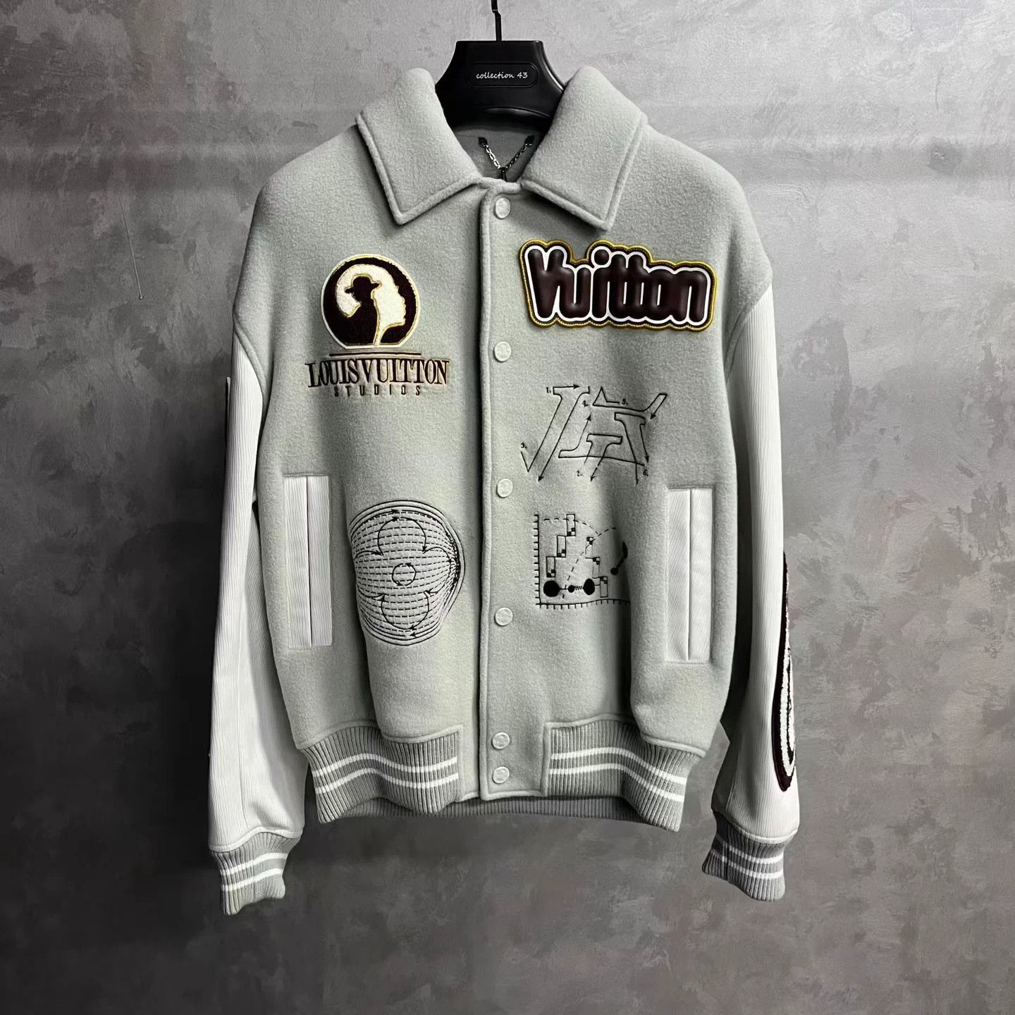 Louis Vuitton Louis Vuitton color block Devil Eye casual baseball jacket Size US M / EU 48-50 / 2 - 1 Thumbnail