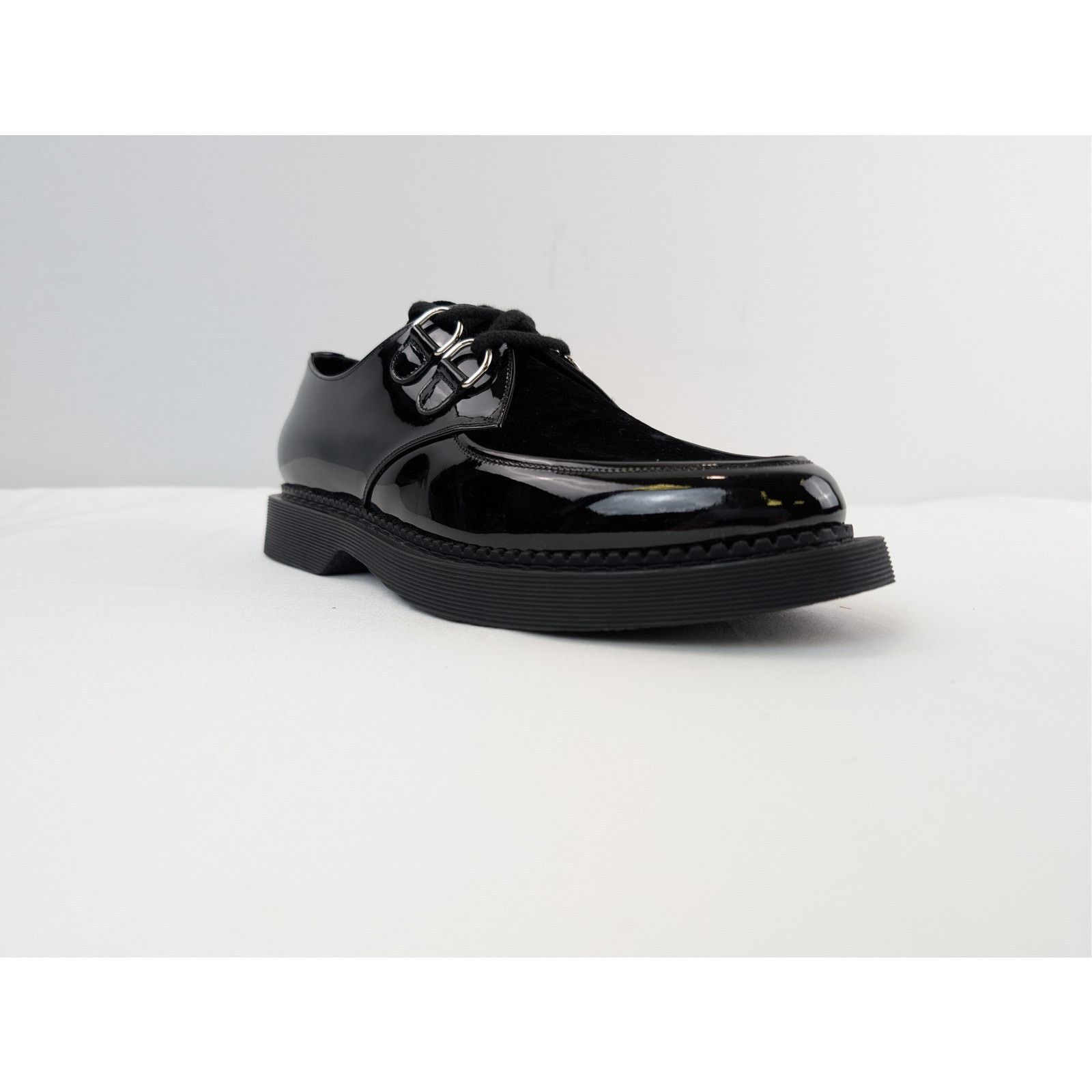 Saint Laurent Paris o1rshd1 Teddy SH Derby Shoe Boots in Black Size US 10 / EU 43 - 2 Thumbnail