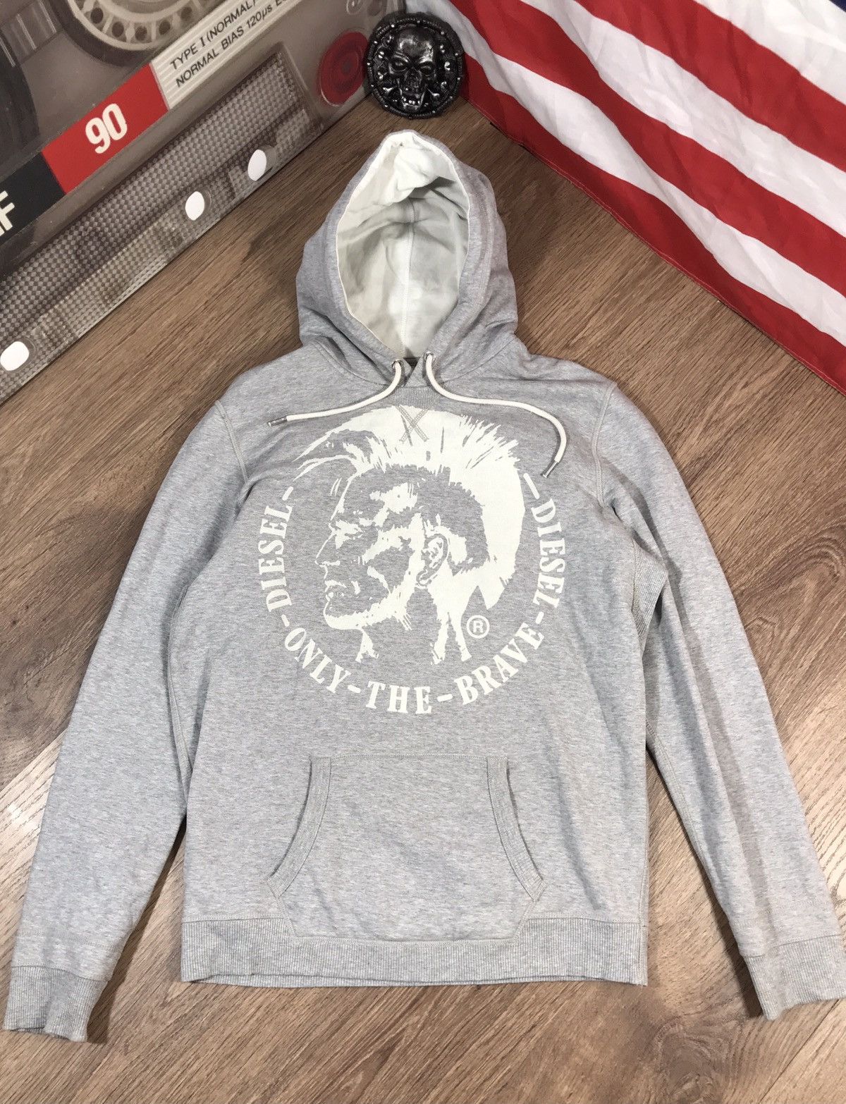 Diesel × Japanese Brand × Vintage Vintage Diesel Big Logo Hoodie Size US L / EU 52-54 / 3 - 1 Thumbnail