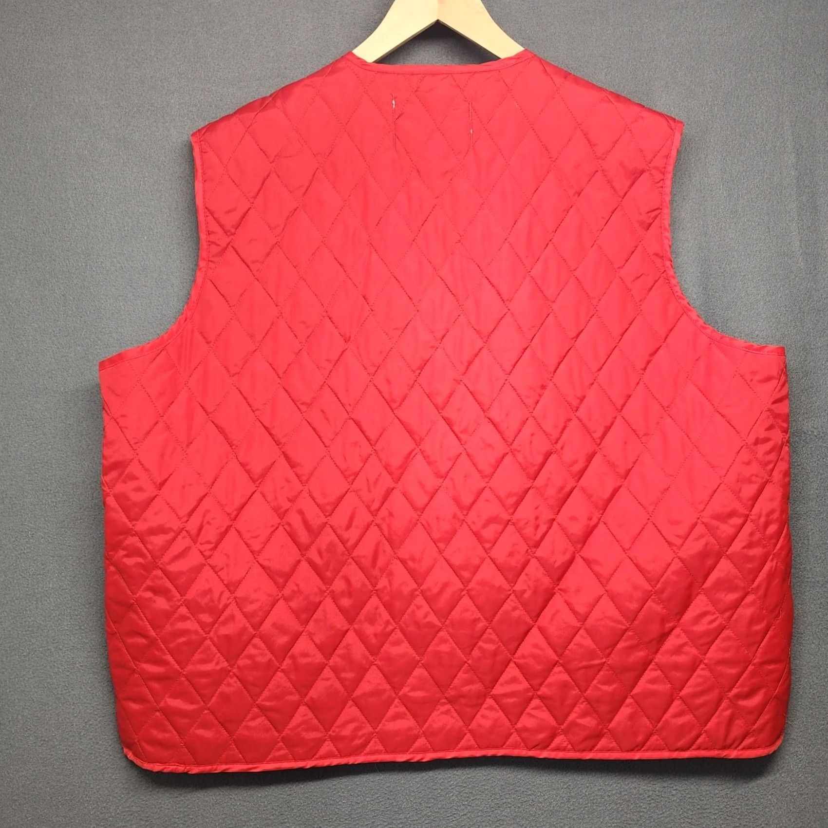 Vintage VINTAGE Duck Bay Red Quilted Vest Mens XXL Nylon Pockets 90s Hunting Outdoors Men Size US XXL / EU 58 / 5 - 2 Thumbnail