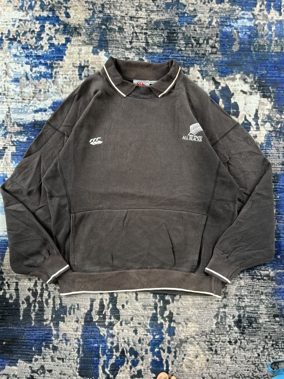 Canterbury of New Zealand × Vintage 🔥Centerbury All Black 90s Rugby Sweetshirts Size US M / EU 48-50 / 2 - 1 Thumbnail