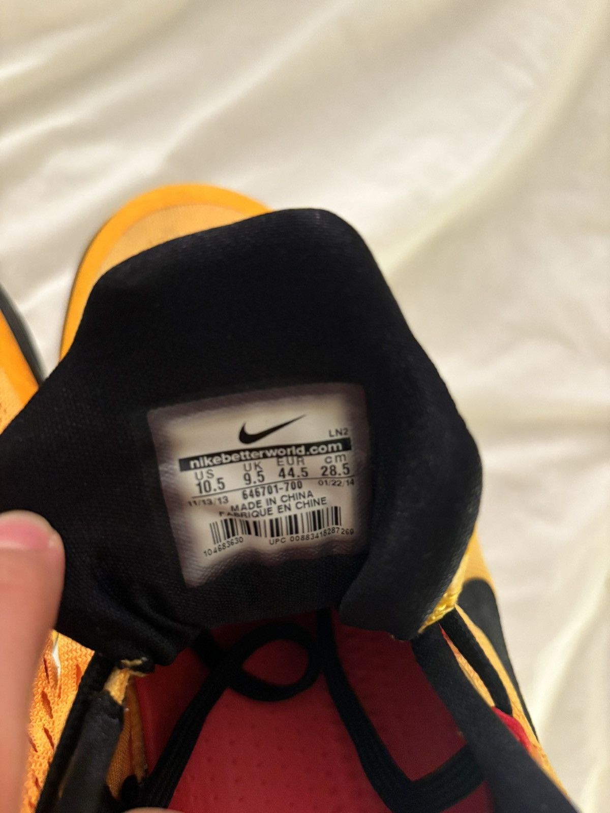Nike Nike Kobe 9 EM Low Bruce Lee Size US 10.5 / EU 43-44 - 4 Thumbnail