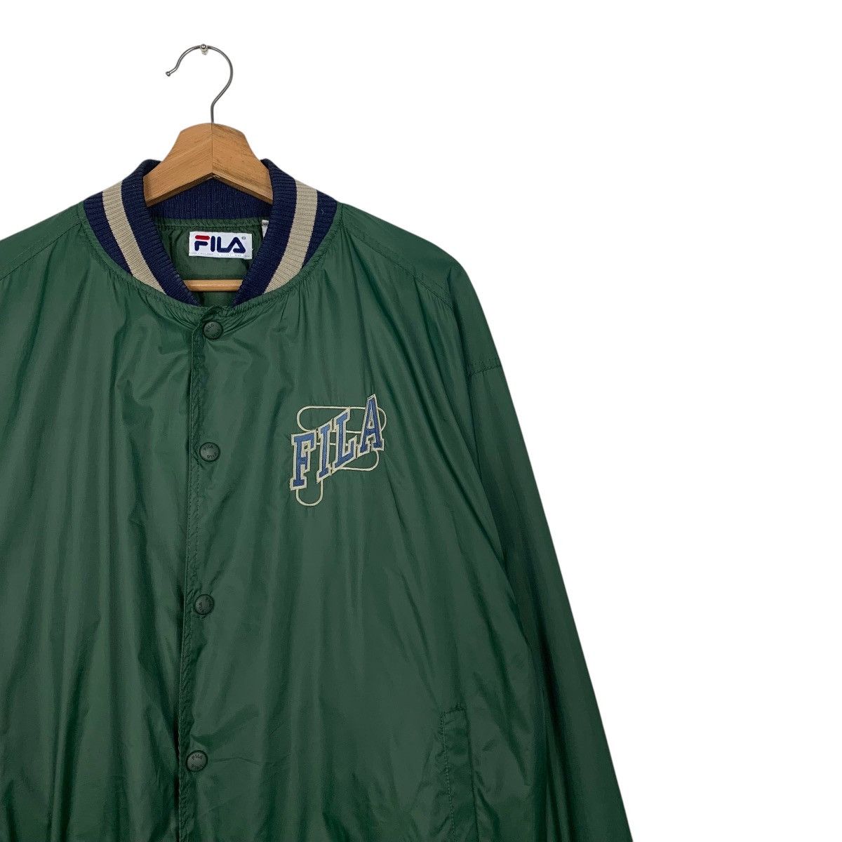 Fila Vintage 90’s FILA Big Logo Coach Jacket Varsity #2595-C117 Size US M / EU 48-50 / 2 - 5 Thumbnail