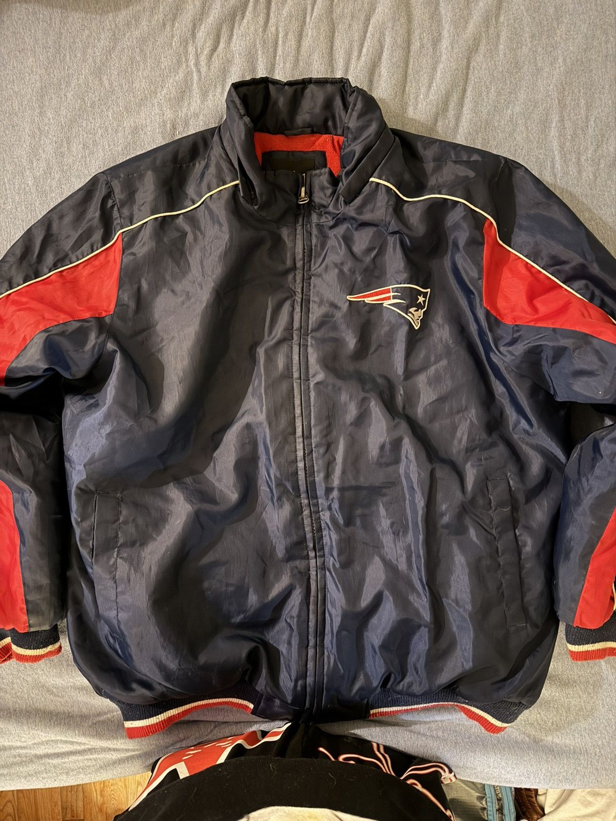 NFL Vintage New England Patriots Puffer Jacket Size US XL / EU 56 / 4 - 1 Thumbnail