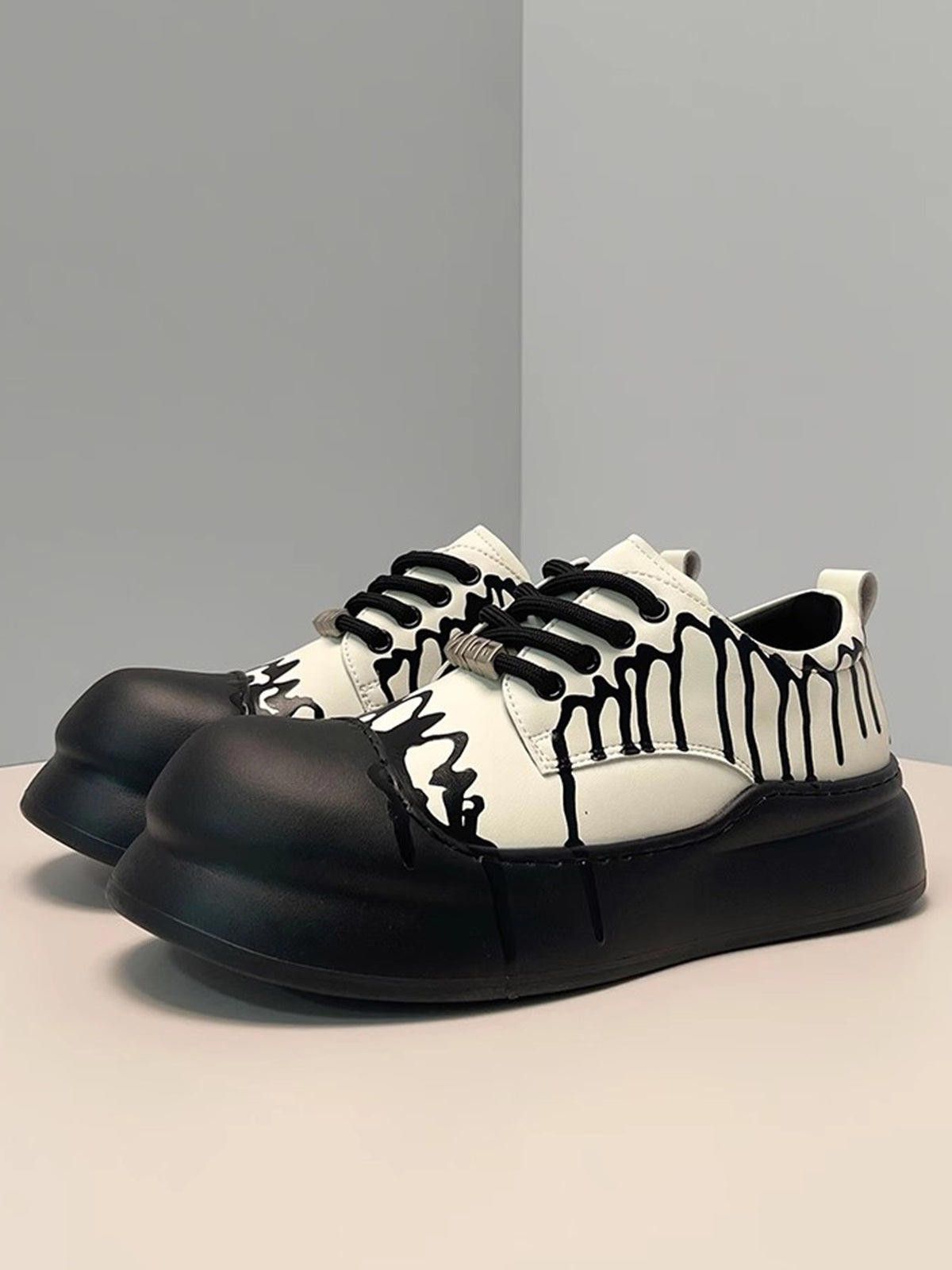 Japanese Brand Graffiti Derby Platform Toe Shoes - 2459 Size US 7 / EU 40 - 6 Thumbnail